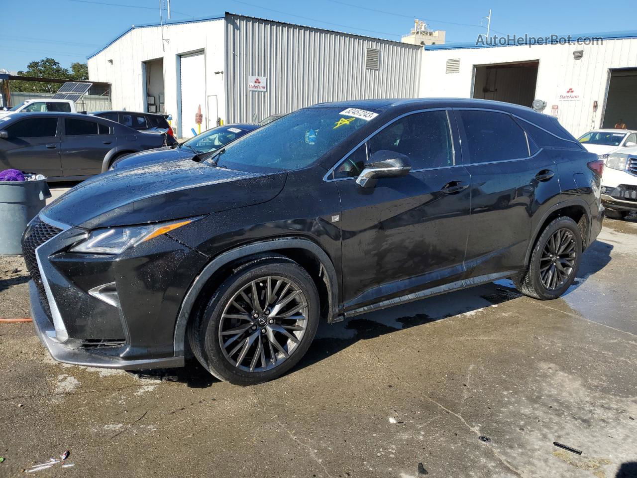 2016 Lexus Rx 350 Base Черный vin: 2T2BZMCA1GC001969