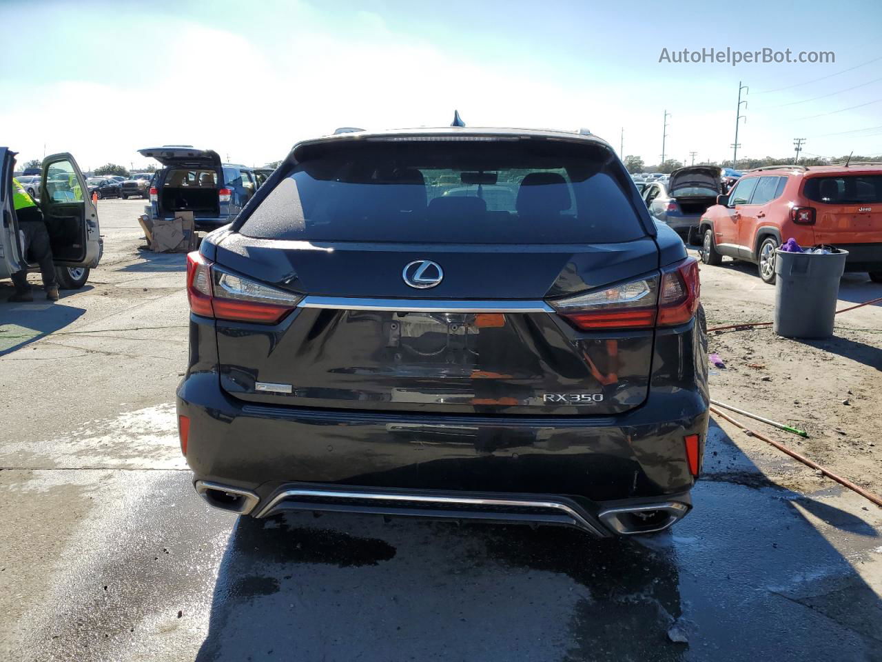 2016 Lexus Rx 350 Base Черный vin: 2T2BZMCA1GC001969