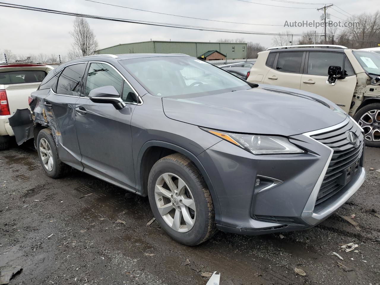 2016 Lexus Rx 350 Base Серый vin: 2T2BZMCA1GC002409