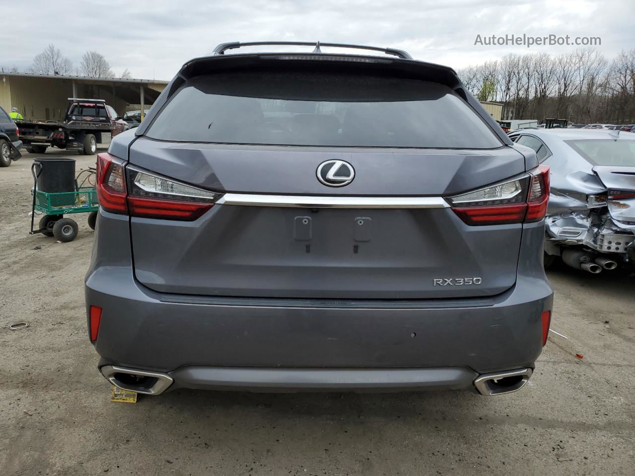 2016 Lexus Rx 350 Base Charcoal vin: 2T2BZMCA1GC013149