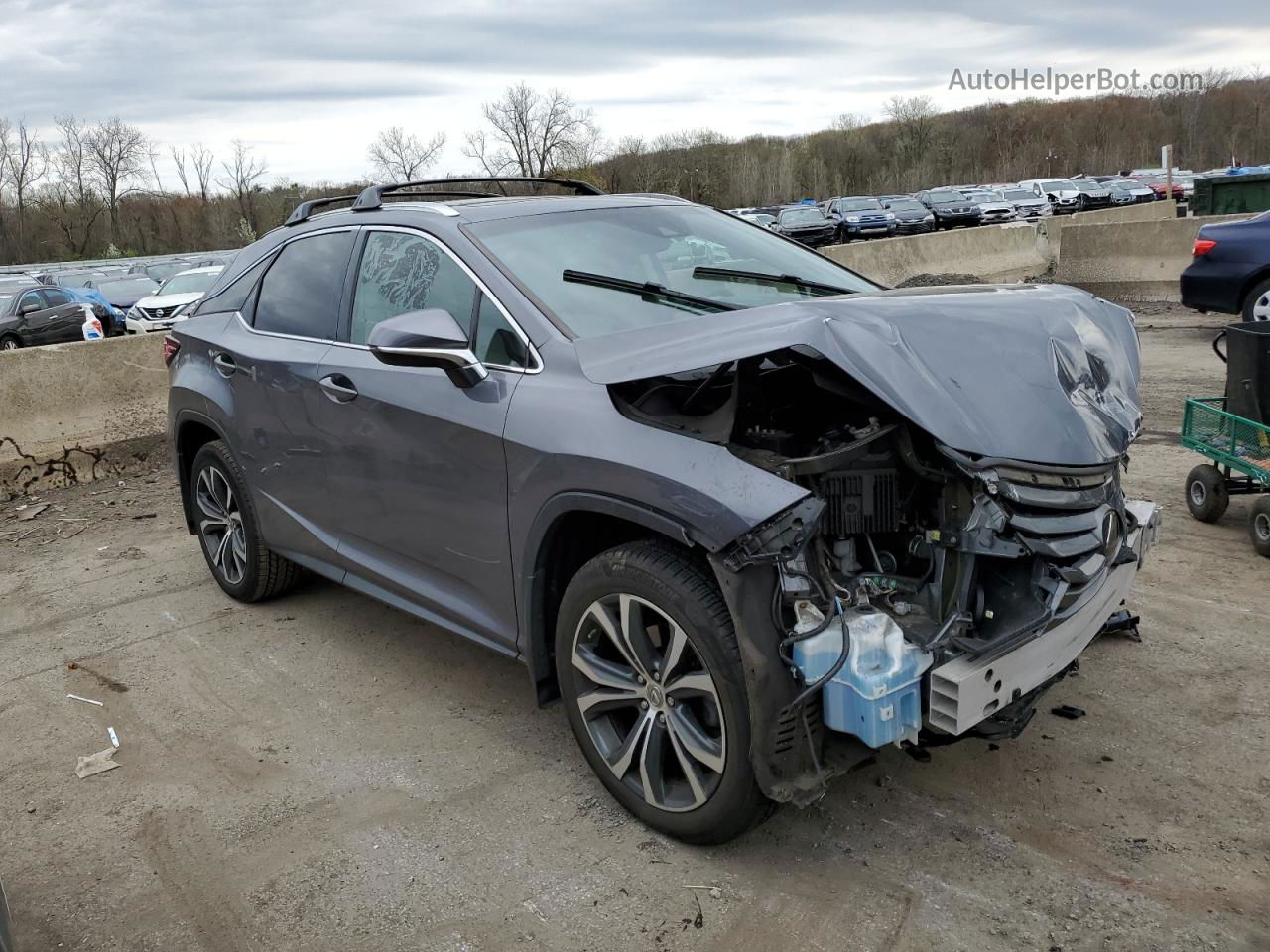 2016 Lexus Rx 350 Base Charcoal vin: 2T2BZMCA1GC013149