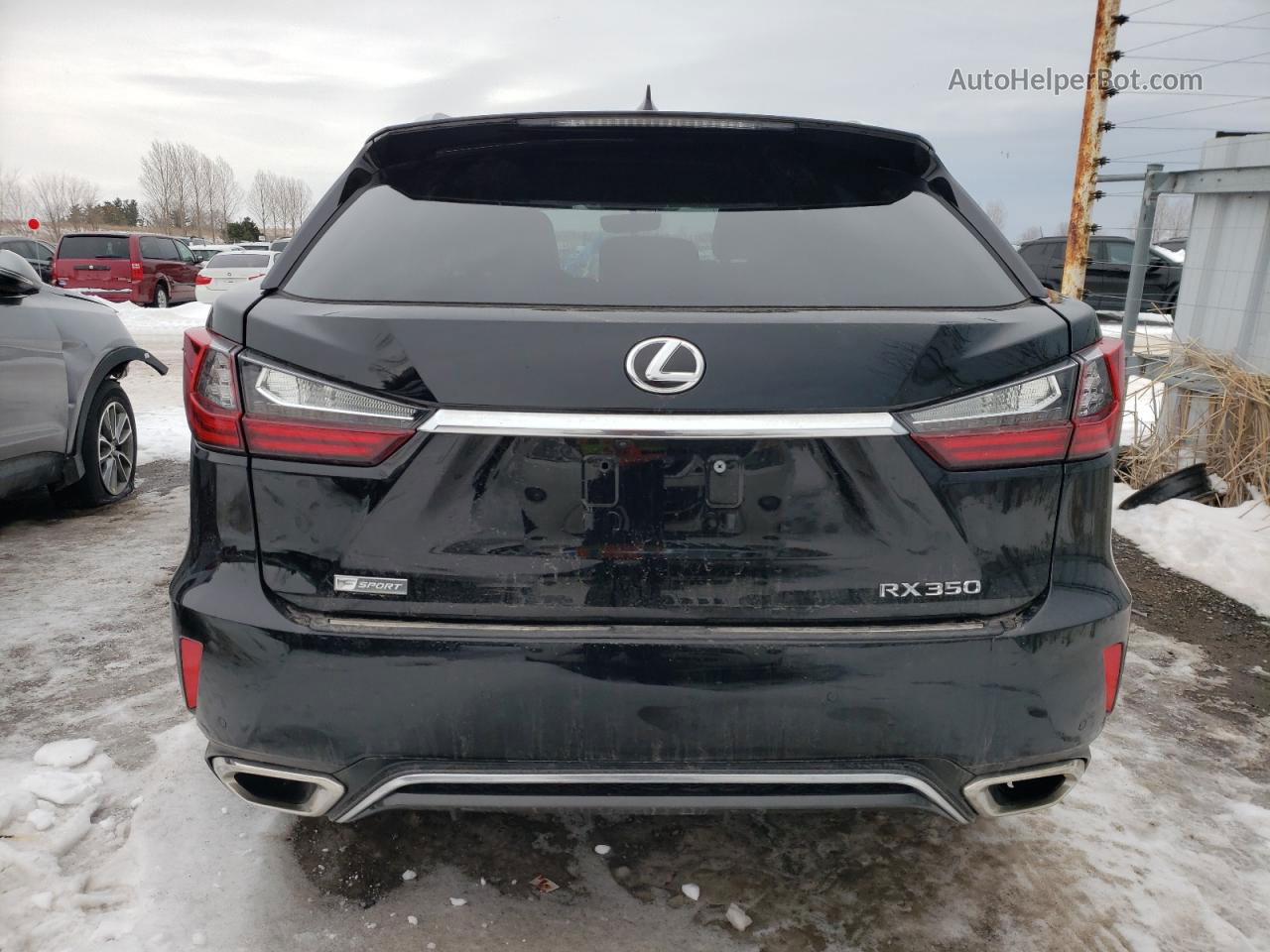 2016 Lexus Rx 350 Base Черный vin: 2T2BZMCA1GC013538