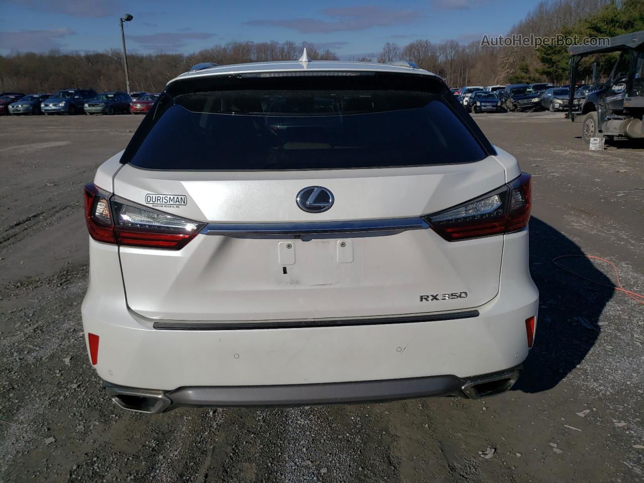 2016 Lexus Rx 350 Base White vin: 2T2BZMCA1GC028279