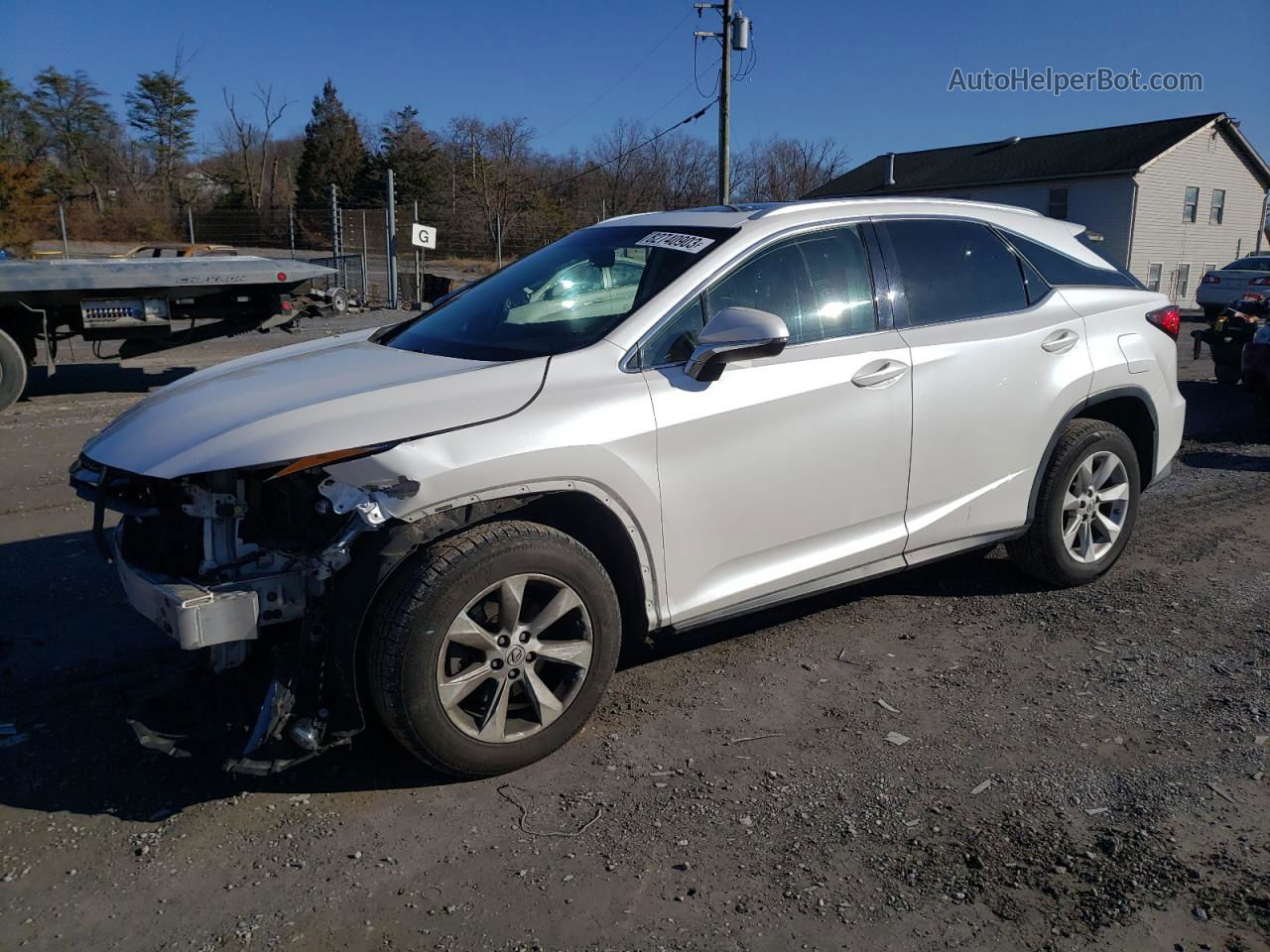 2016 Lexus Rx 350 Base White vin: 2T2BZMCA1GC028279