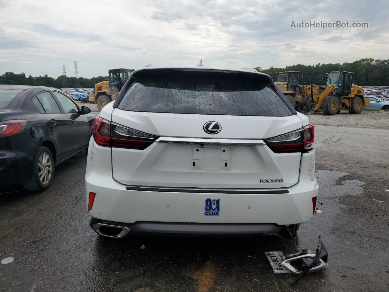 2016 Lexus Rx 350 Base White vin: 2T2BZMCA1GC049567