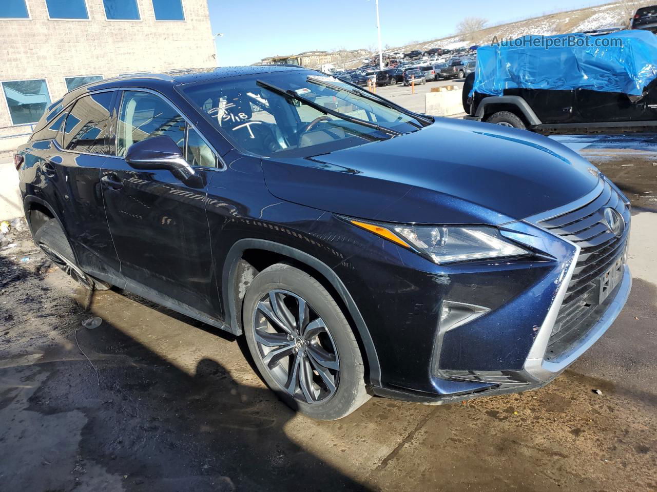 2016 Lexus Rx 350 Base Blue vin: 2T2BZMCA2GC007585