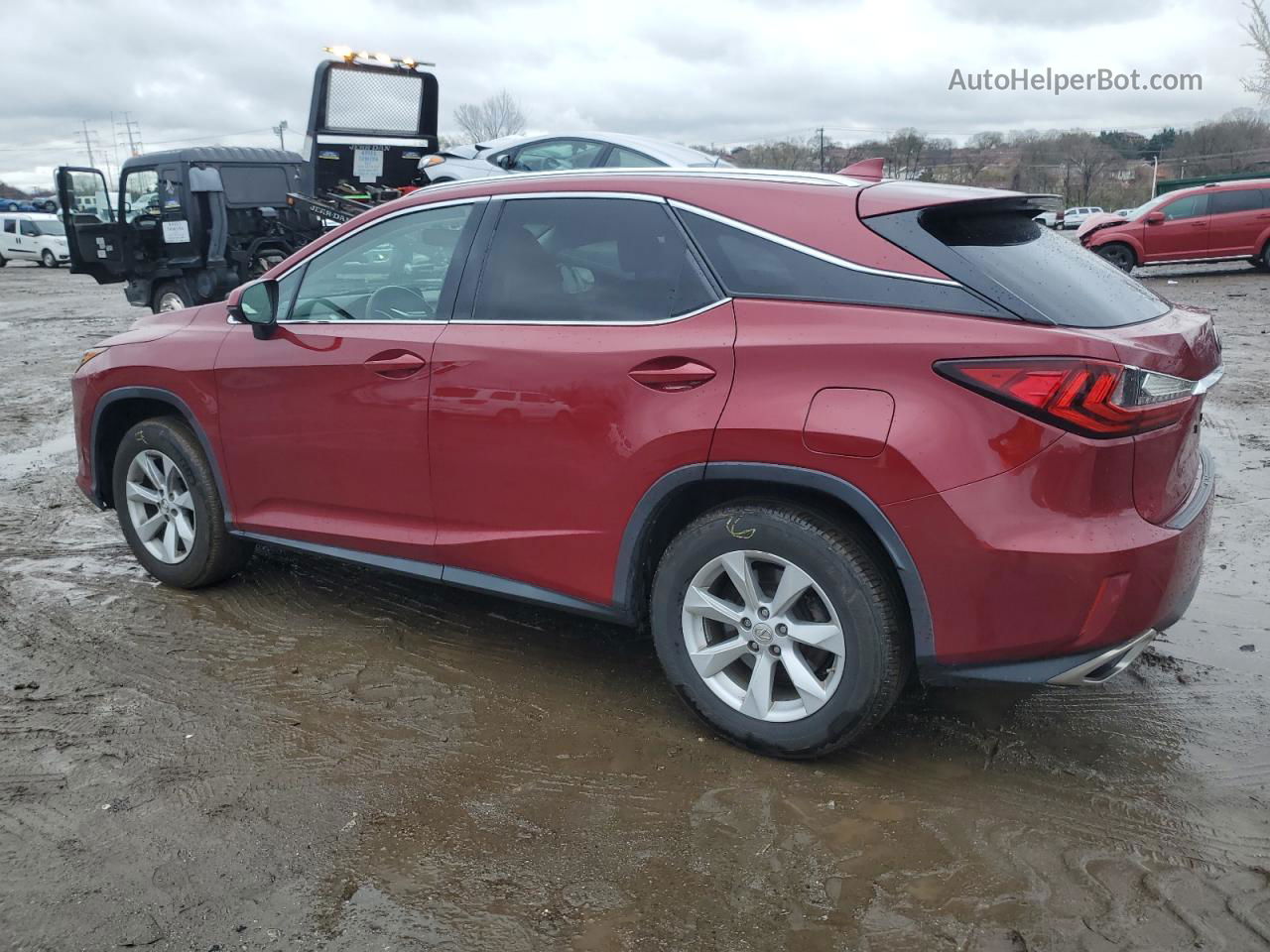 2016 Lexus Rx 350 Base Red vin: 2T2BZMCA2GC012186