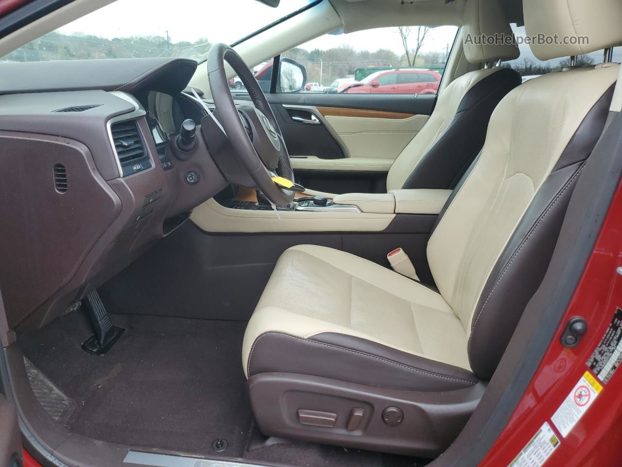 2016 Lexus Rx 350 Base Red vin: 2T2BZMCA2GC012186
