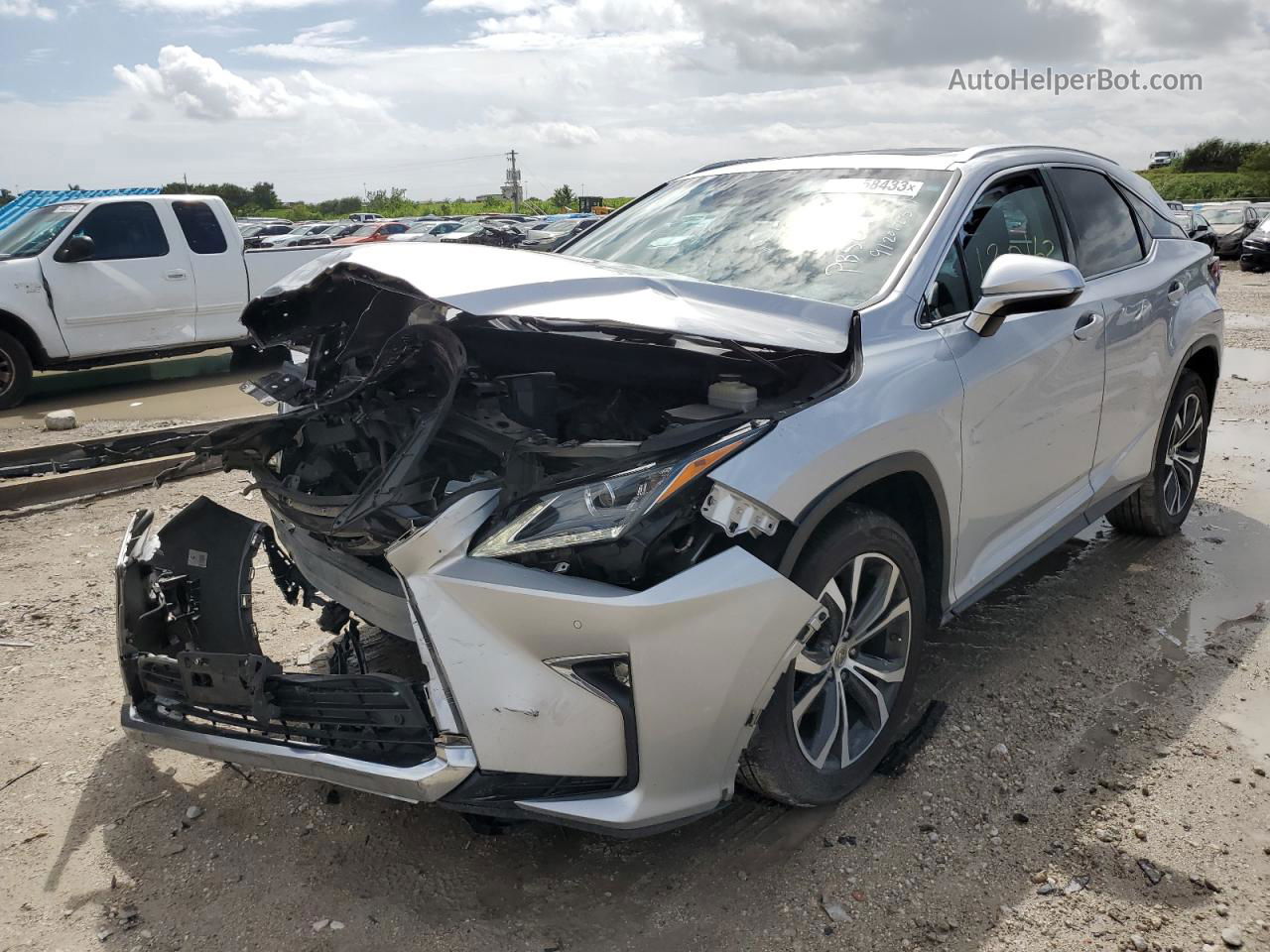 2016 Lexus Rx 350 Base Silver vin: 2T2BZMCA2GC038125