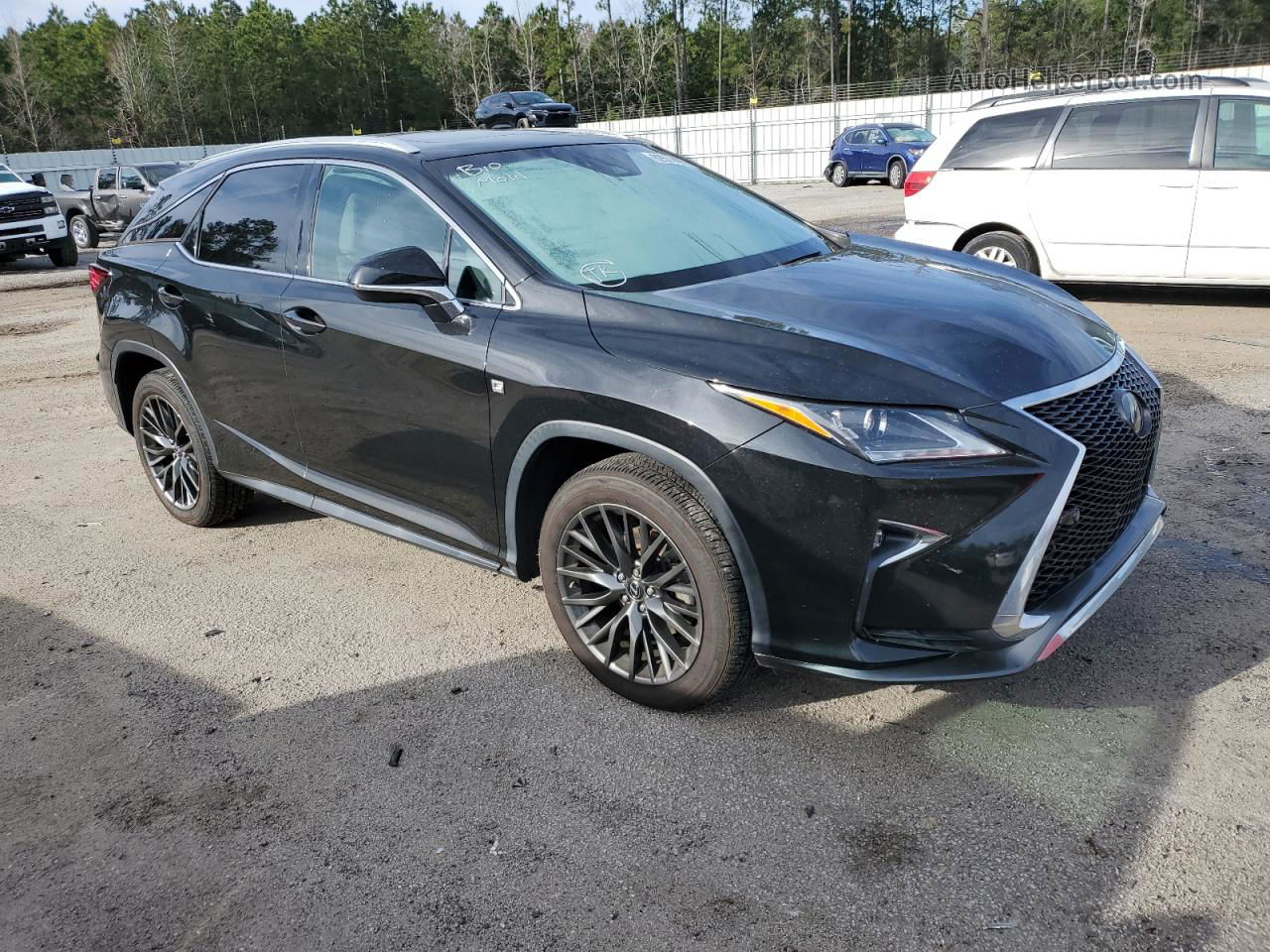 2016 Lexus Rx 350 Base Черный vin: 2T2BZMCA2GC043437