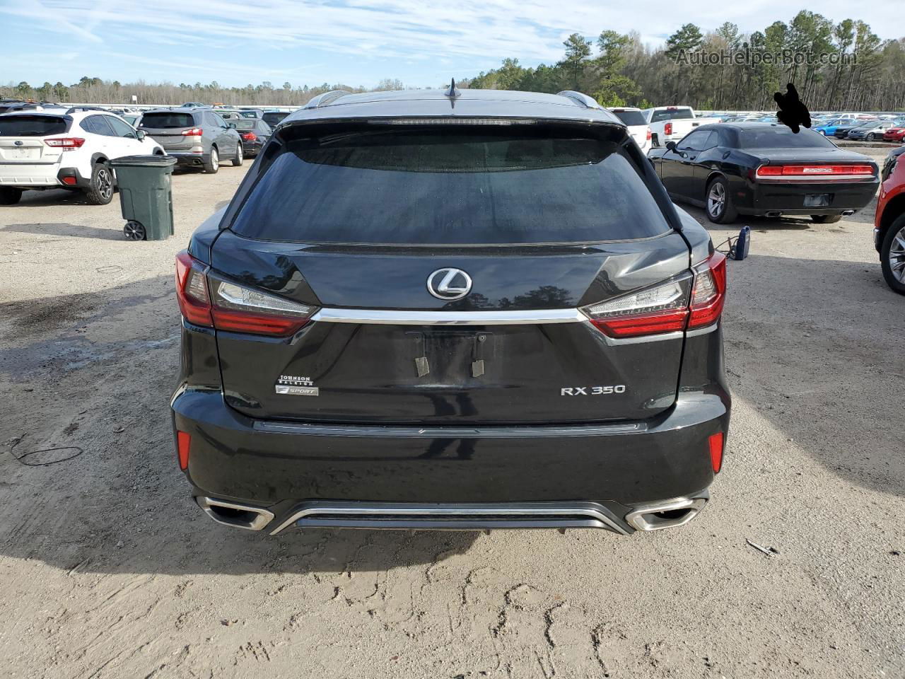 2016 Lexus Rx 350 Base Черный vin: 2T2BZMCA2GC043437