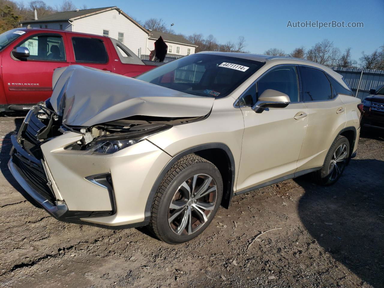 2016 Lexus Rx 350 Base Beige vin: 2T2BZMCA2GC049318