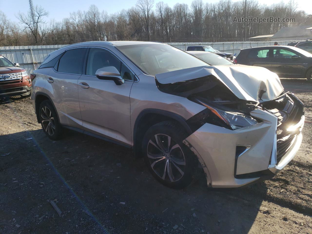 2016 Lexus Rx 350 Base Бежевый vin: 2T2BZMCA2GC049318