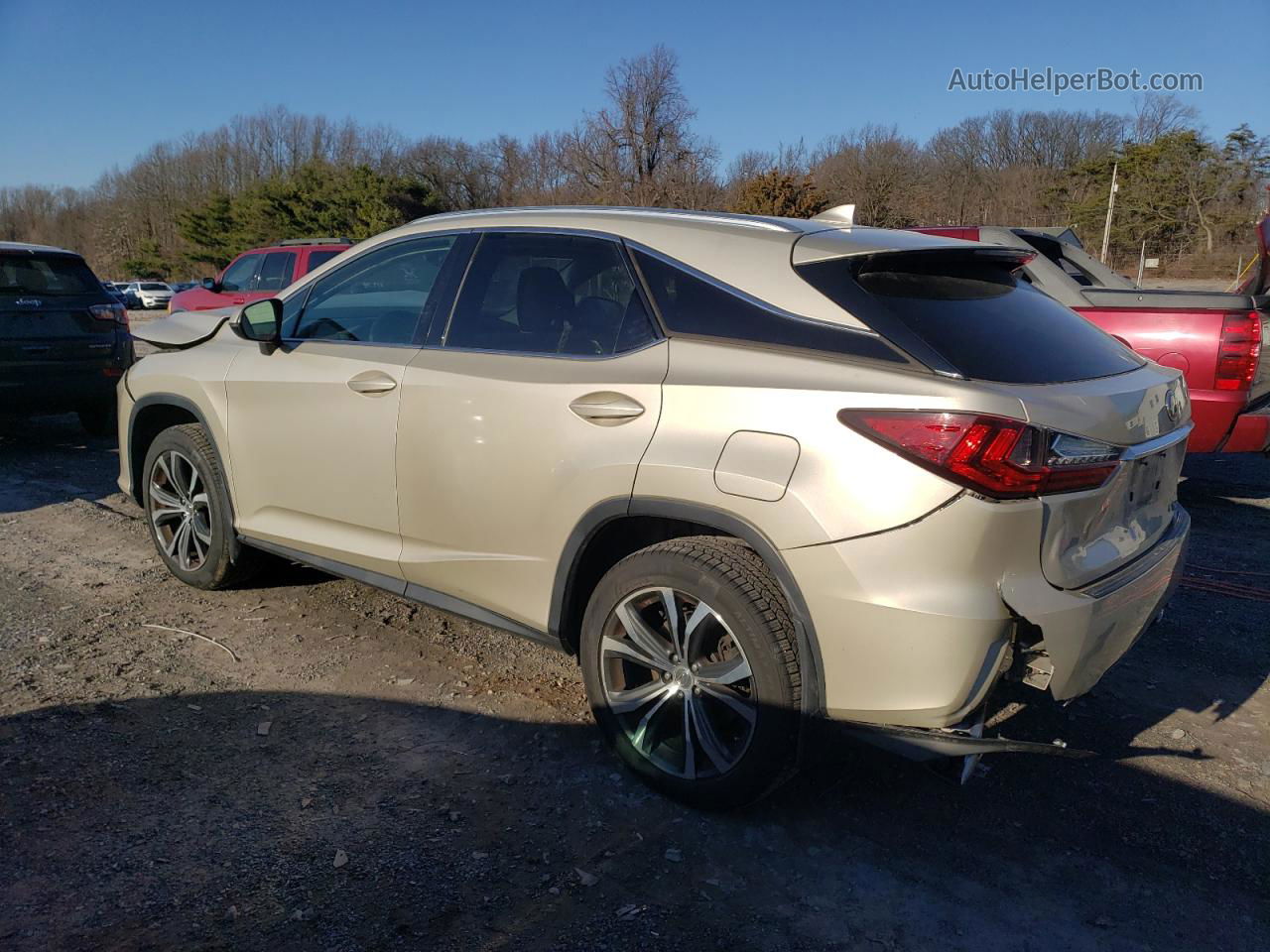 2016 Lexus Rx 350 Base Бежевый vin: 2T2BZMCA2GC049318