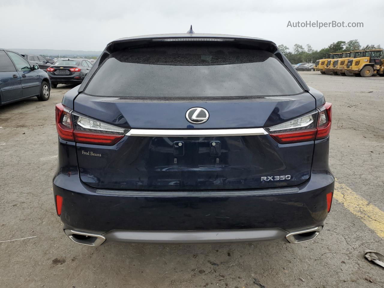 2016 Lexus Rx 350 Base Blue vin: 2T2BZMCA3GC006252