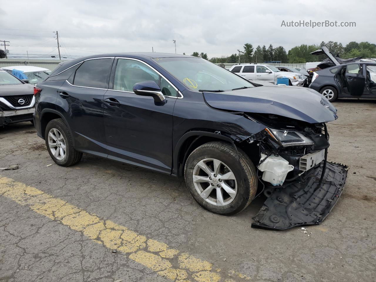 2016 Lexus Rx 350 Base Blue vin: 2T2BZMCA3GC006252