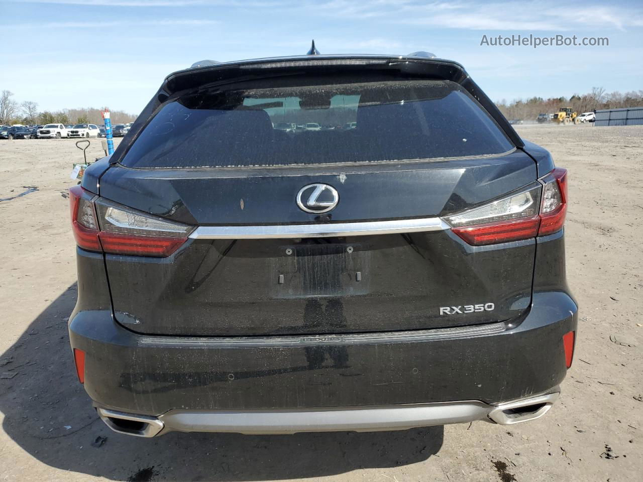 2016 Lexus Rx 350 Base Черный vin: 2T2BZMCA3GC025139