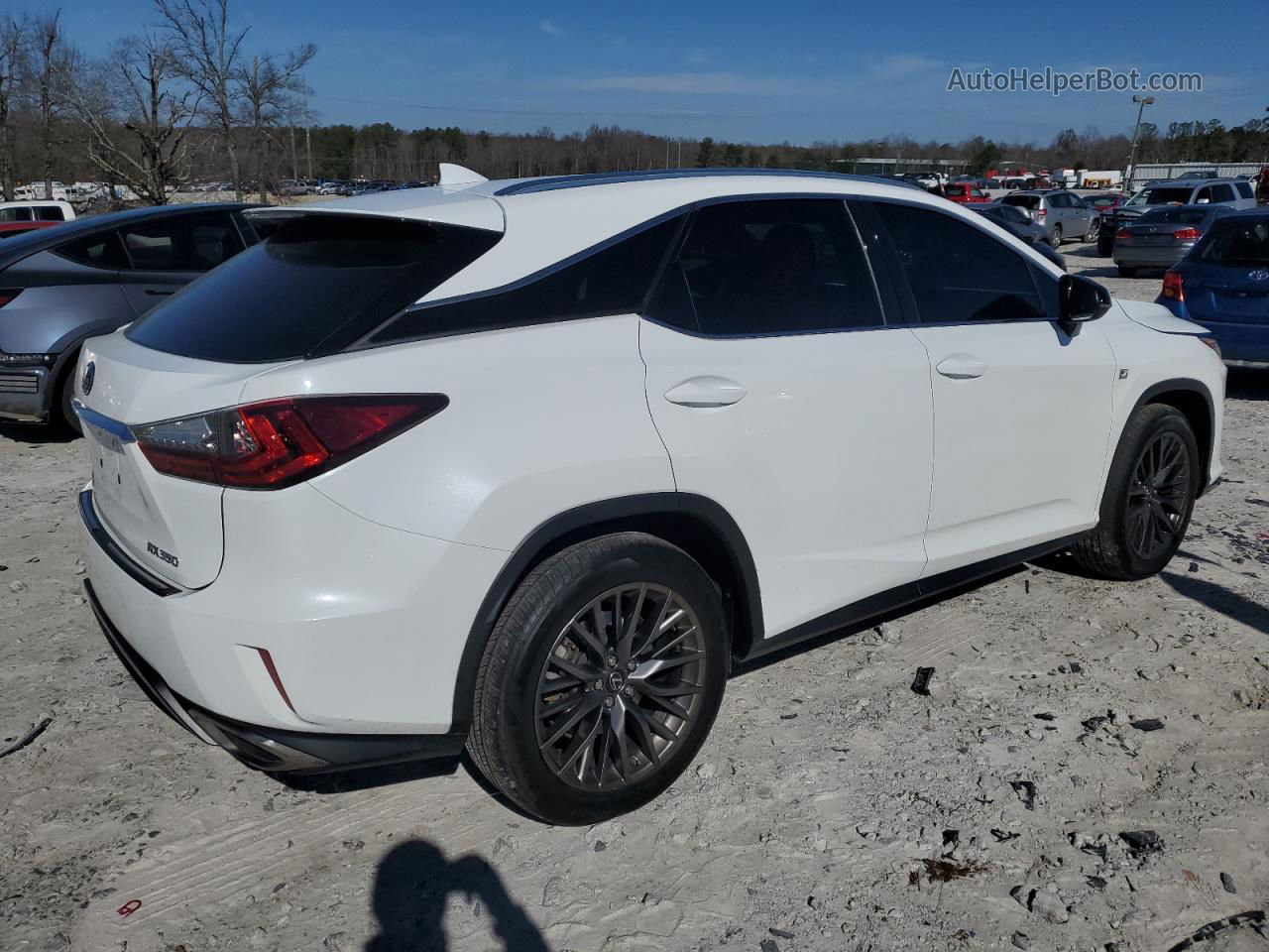 2016 Lexus Rx 350 Base Белый vin: 2T2BZMCA3GC026517