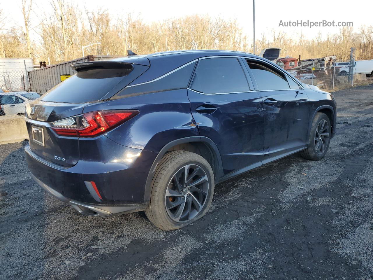 2016 Lexus Rx 350 Base Blue vin: 2T2BZMCA3GC027912