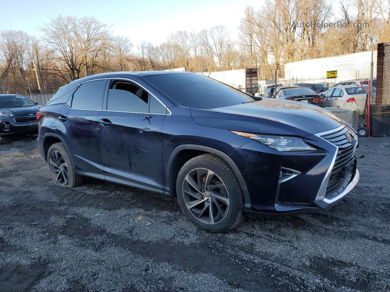 2016 Lexus Rx 350 Base Синий vin: 2T2BZMCA3GC027912