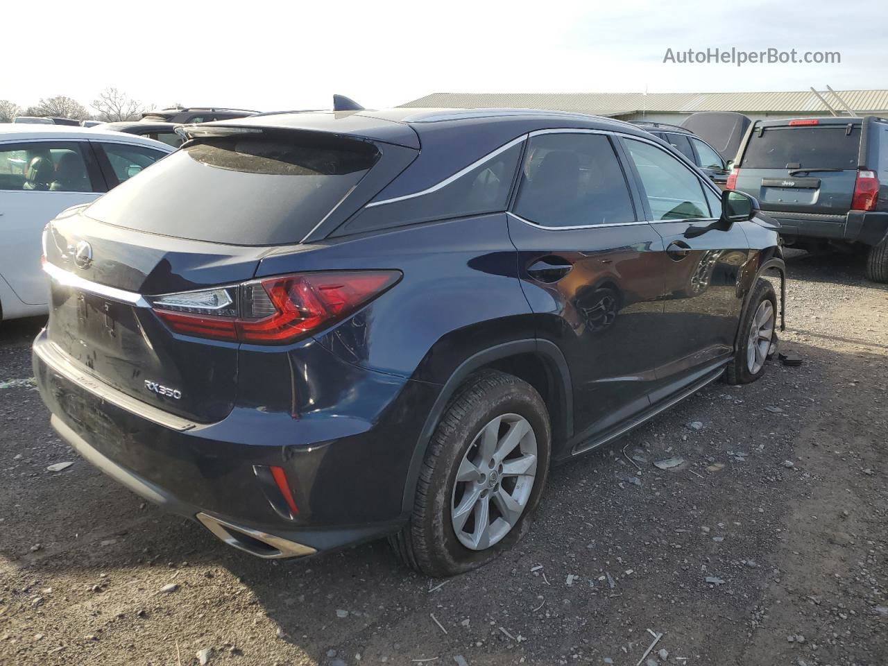 2016 Lexus Rx 350 Base Blue vin: 2T2BZMCA3GC049859