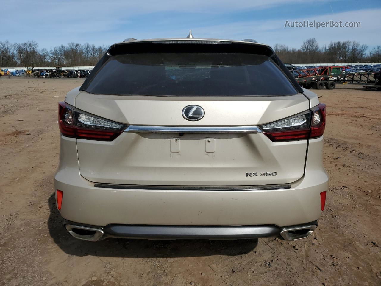 2016 Lexus Rx 350 Base Beige vin: 2T2BZMCA4GC018586