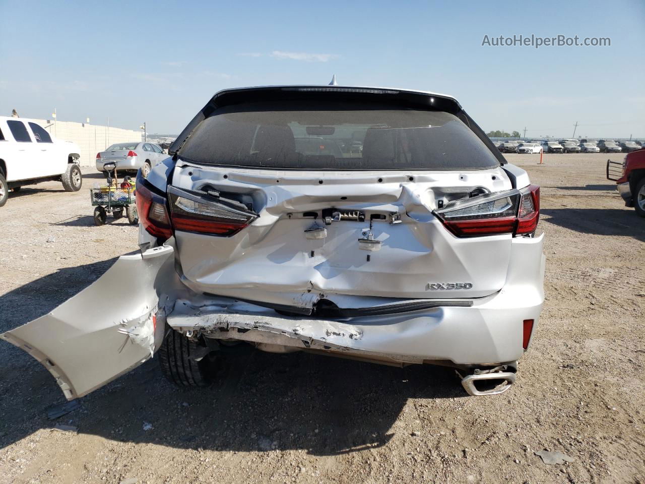 2016 Lexus Rx 350 Base Серебряный vin: 2T2BZMCA4GC027434