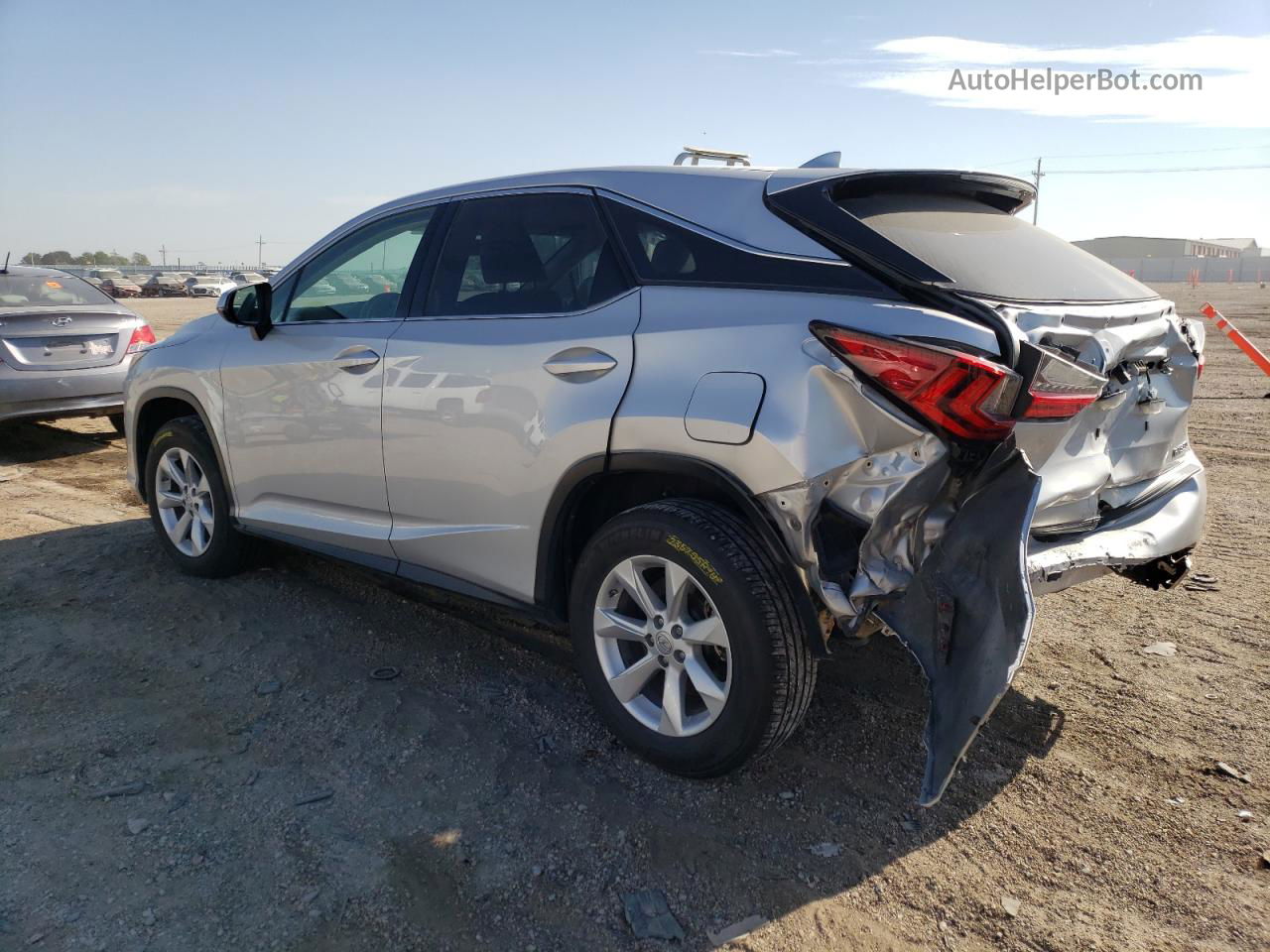 2016 Lexus Rx 350 Base Silver vin: 2T2BZMCA4GC027434