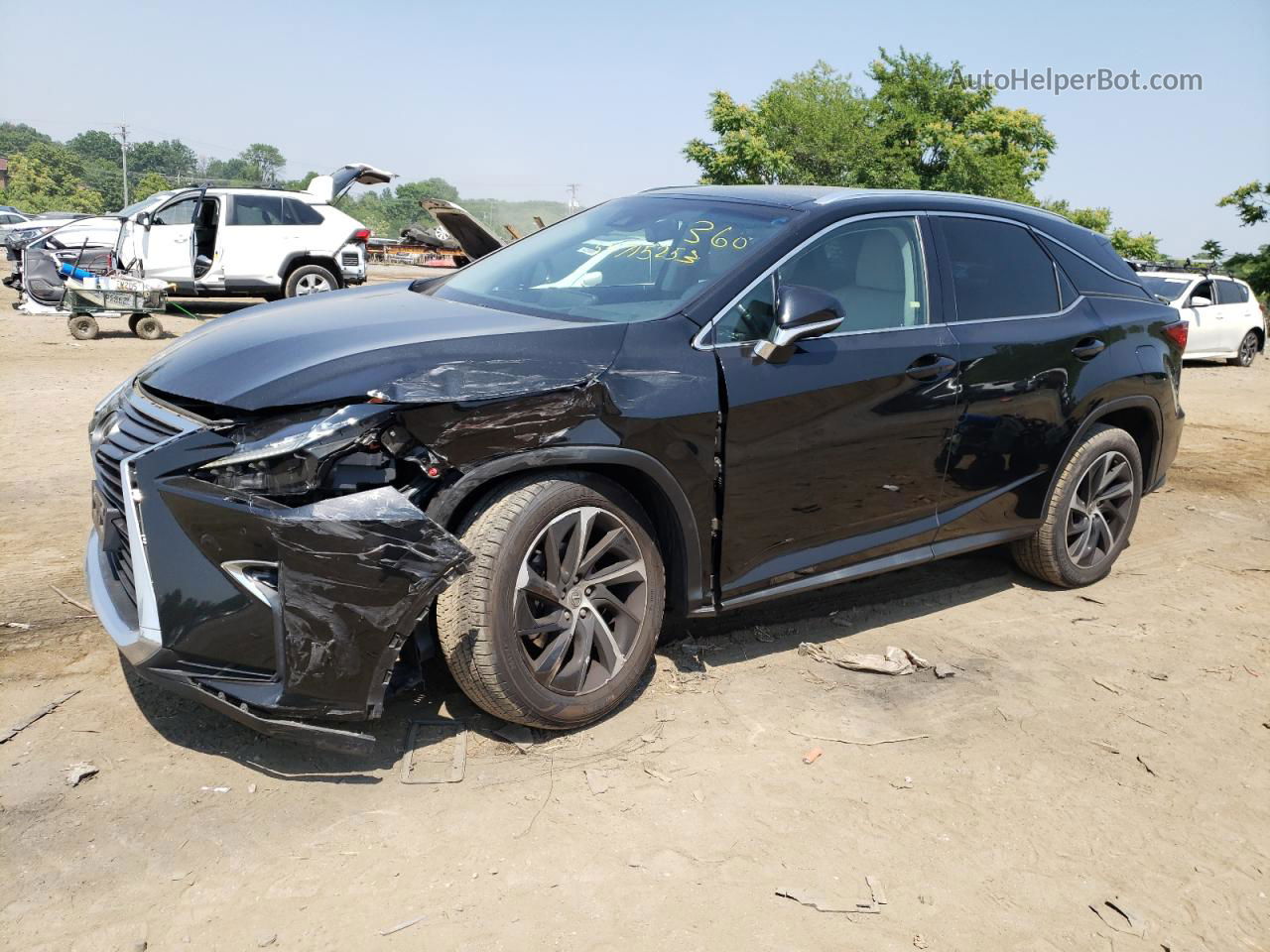 2016 Lexus Rx 350 Base Черный vin: 2T2BZMCA4GC030088