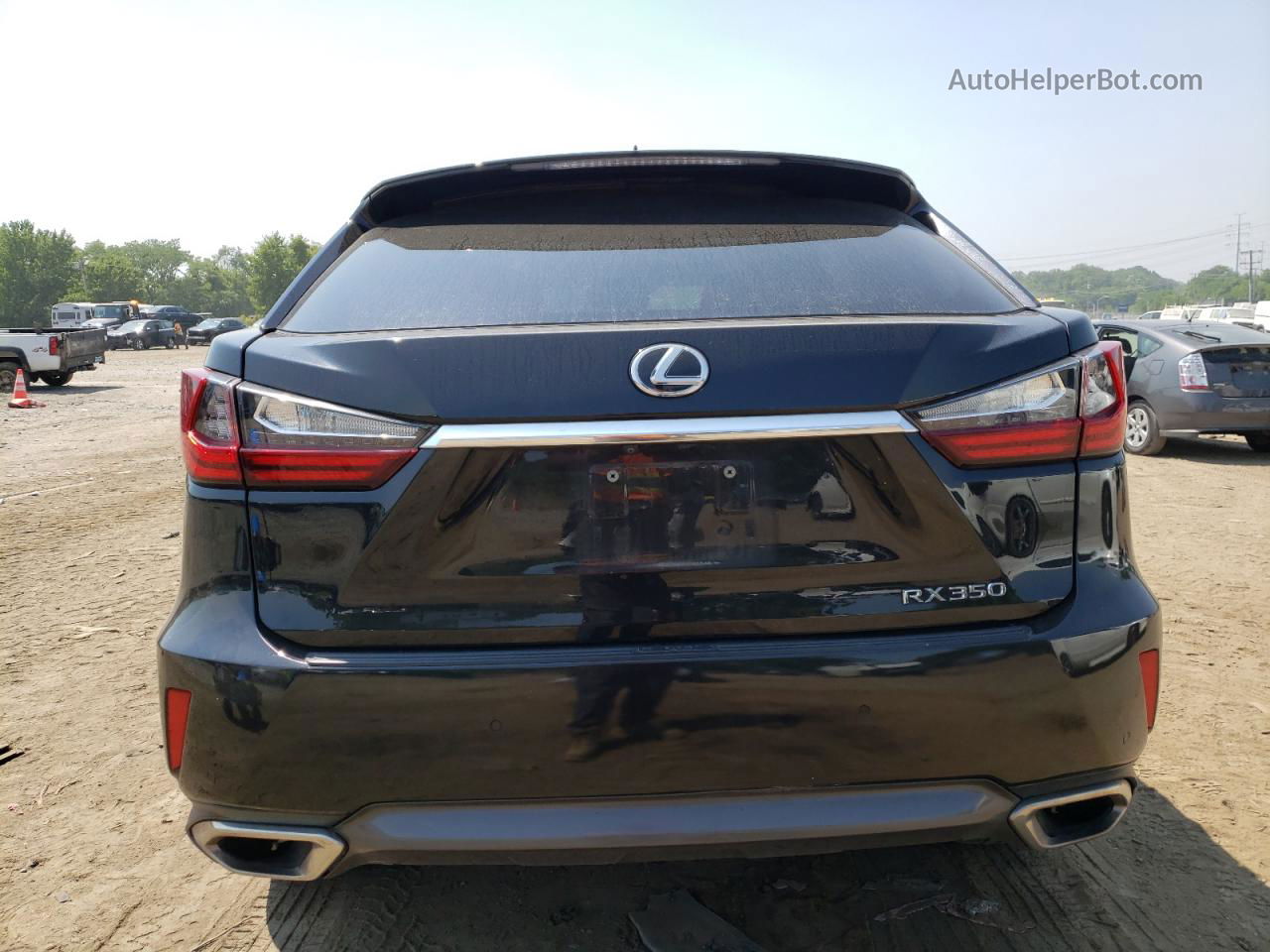 2016 Lexus Rx 350 Base Черный vin: 2T2BZMCA4GC030088