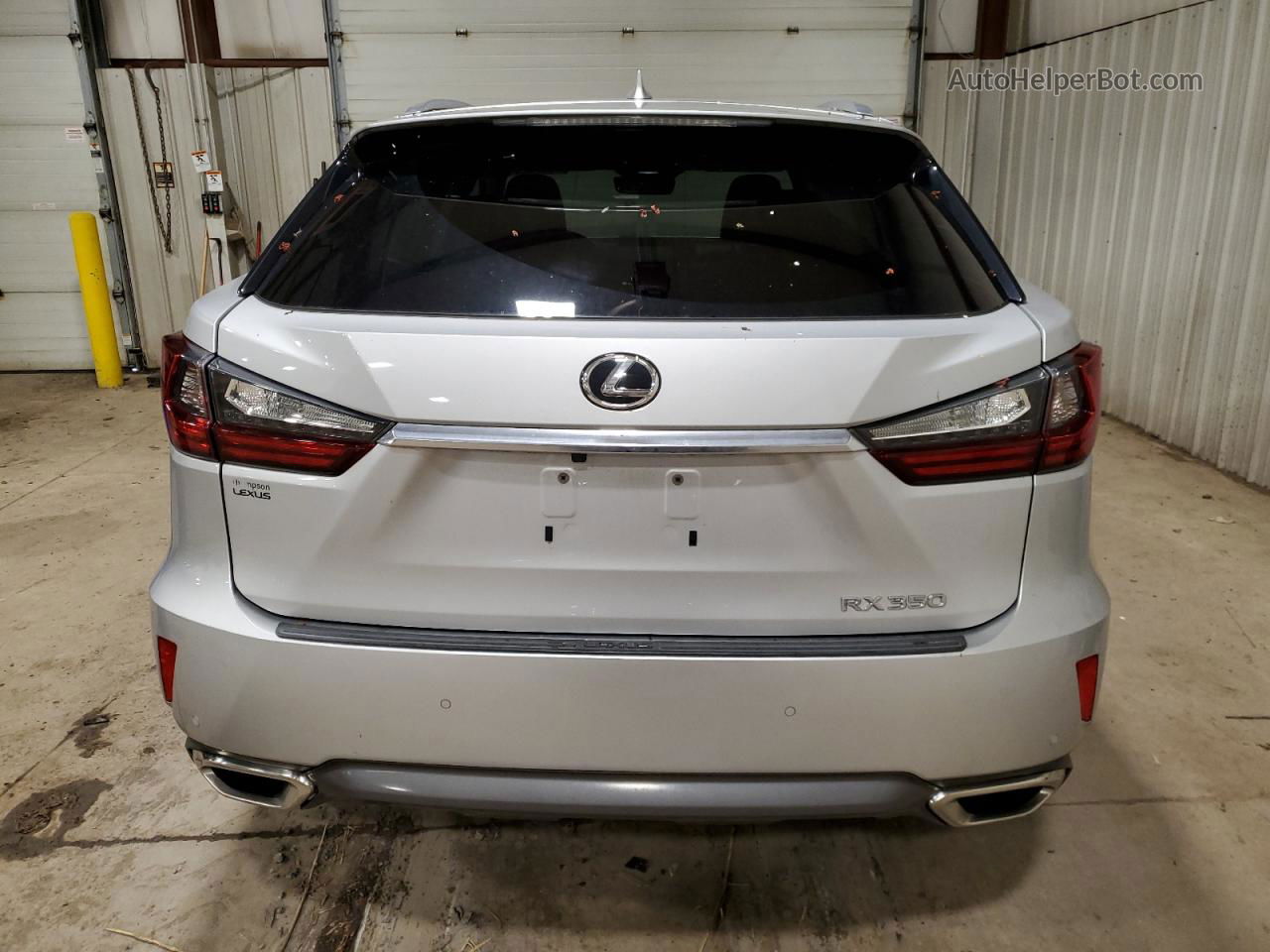 2016 Lexus Rx 350 Base Silver vin: 2T2BZMCA4GC039437