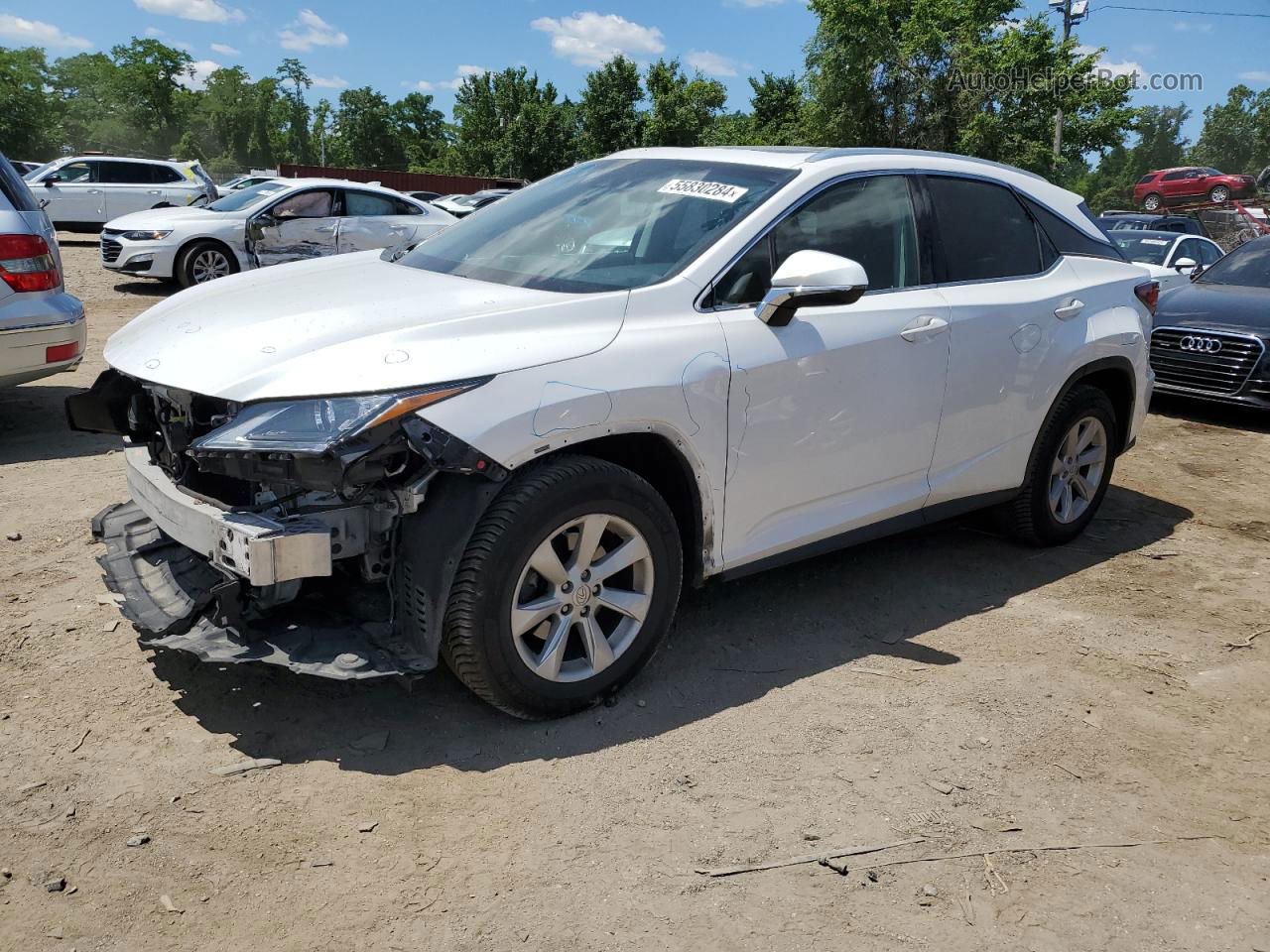 2016 Lexus Rx 350 Base White vin: 2T2BZMCA5GC017107