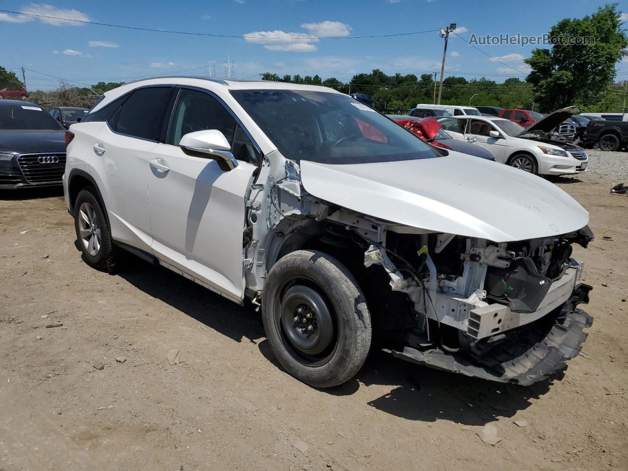 2016 Lexus Rx 350 Base White vin: 2T2BZMCA5GC017107