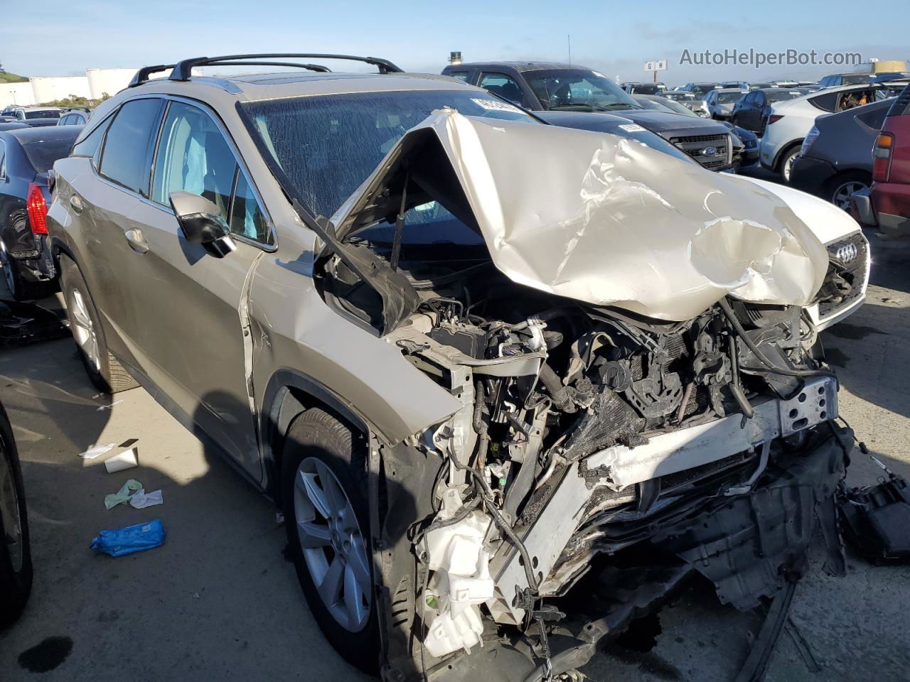 2016 Lexus Rx 350 Base Серебряный vin: 2T2BZMCA6GC014538