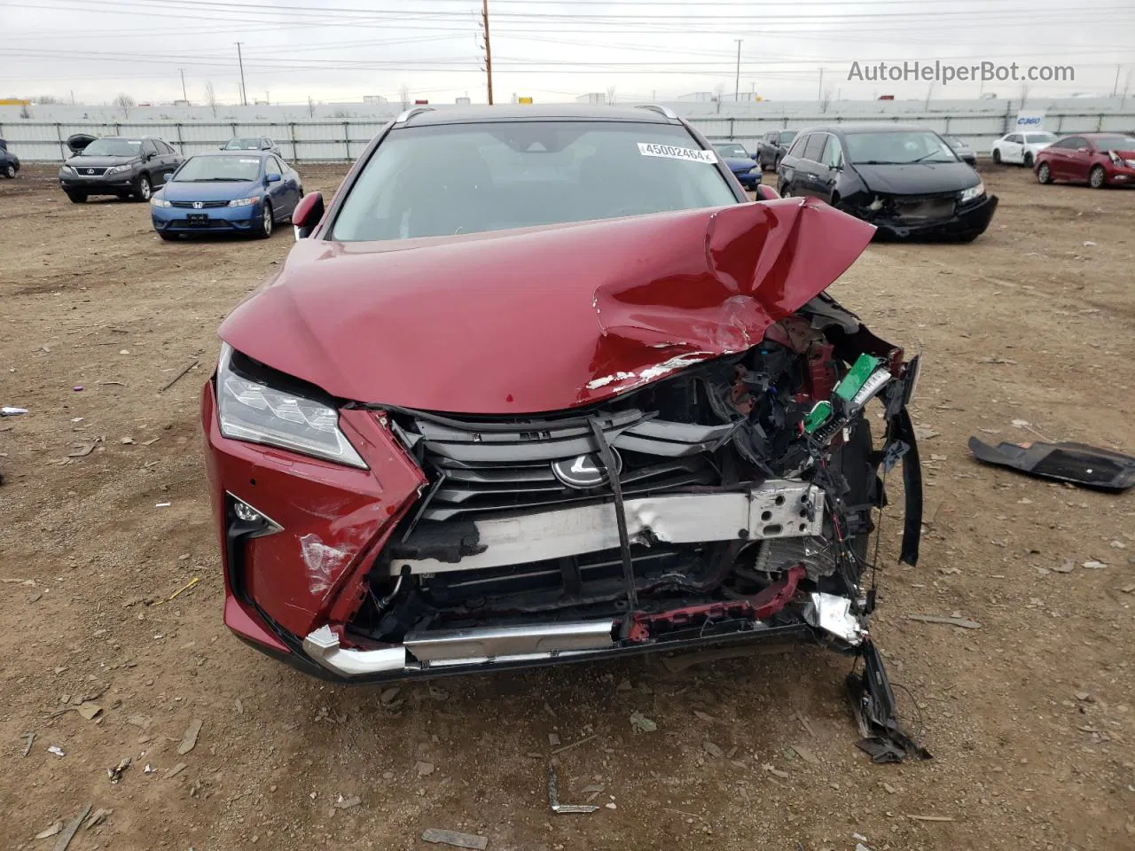 2016 Lexus Rx 350 Base Red vin: 2T2BZMCA6GC026902