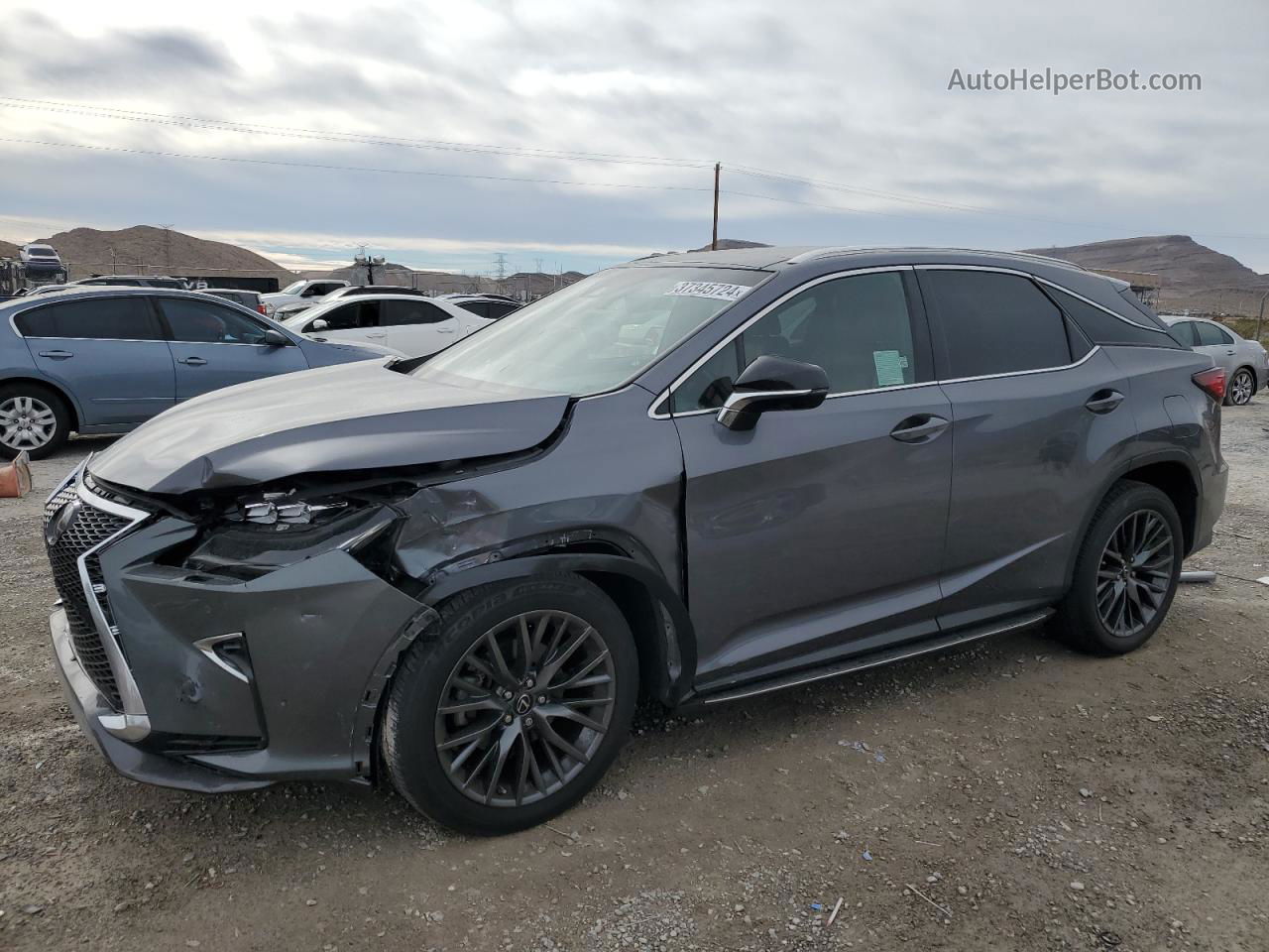 2016 Lexus Rx 350 Base Gray vin: 2T2BZMCA6GC052612