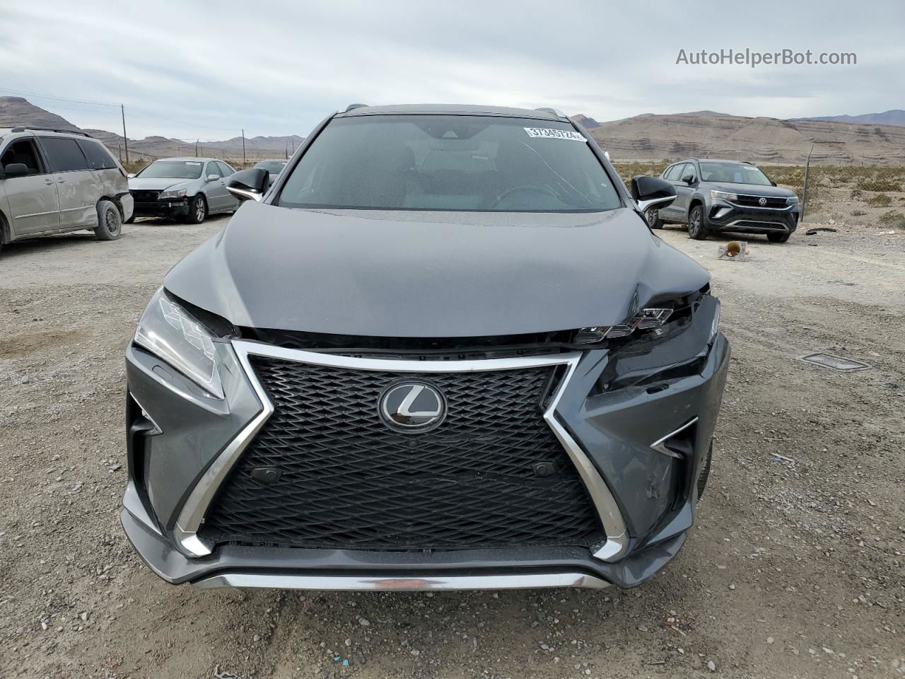 2016 Lexus Rx 350 Base Gray vin: 2T2BZMCA6GC052612