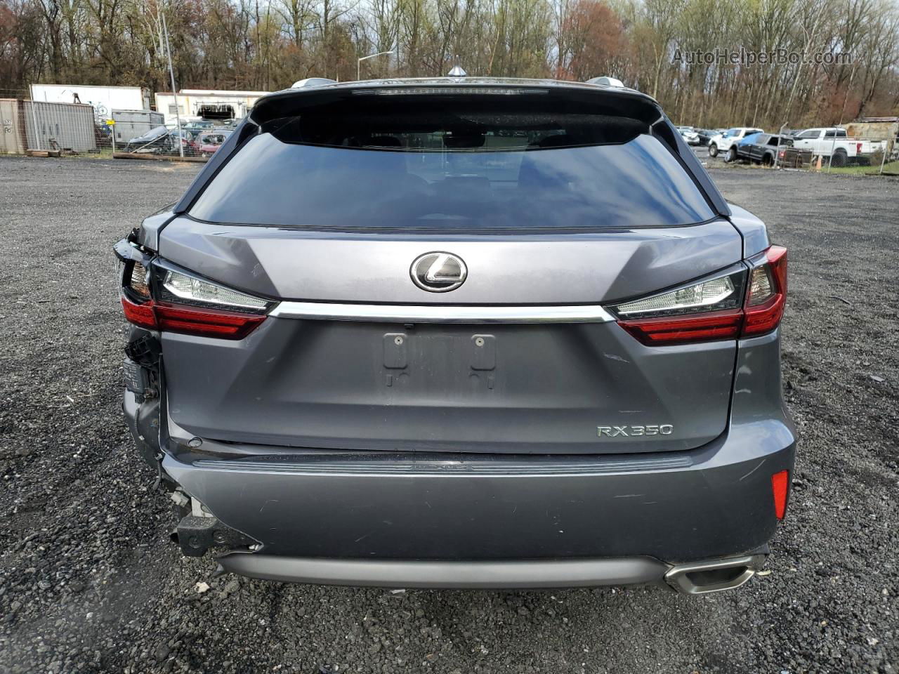 2016 Lexus Rx 350 Base Gray vin: 2T2BZMCA7GC003757