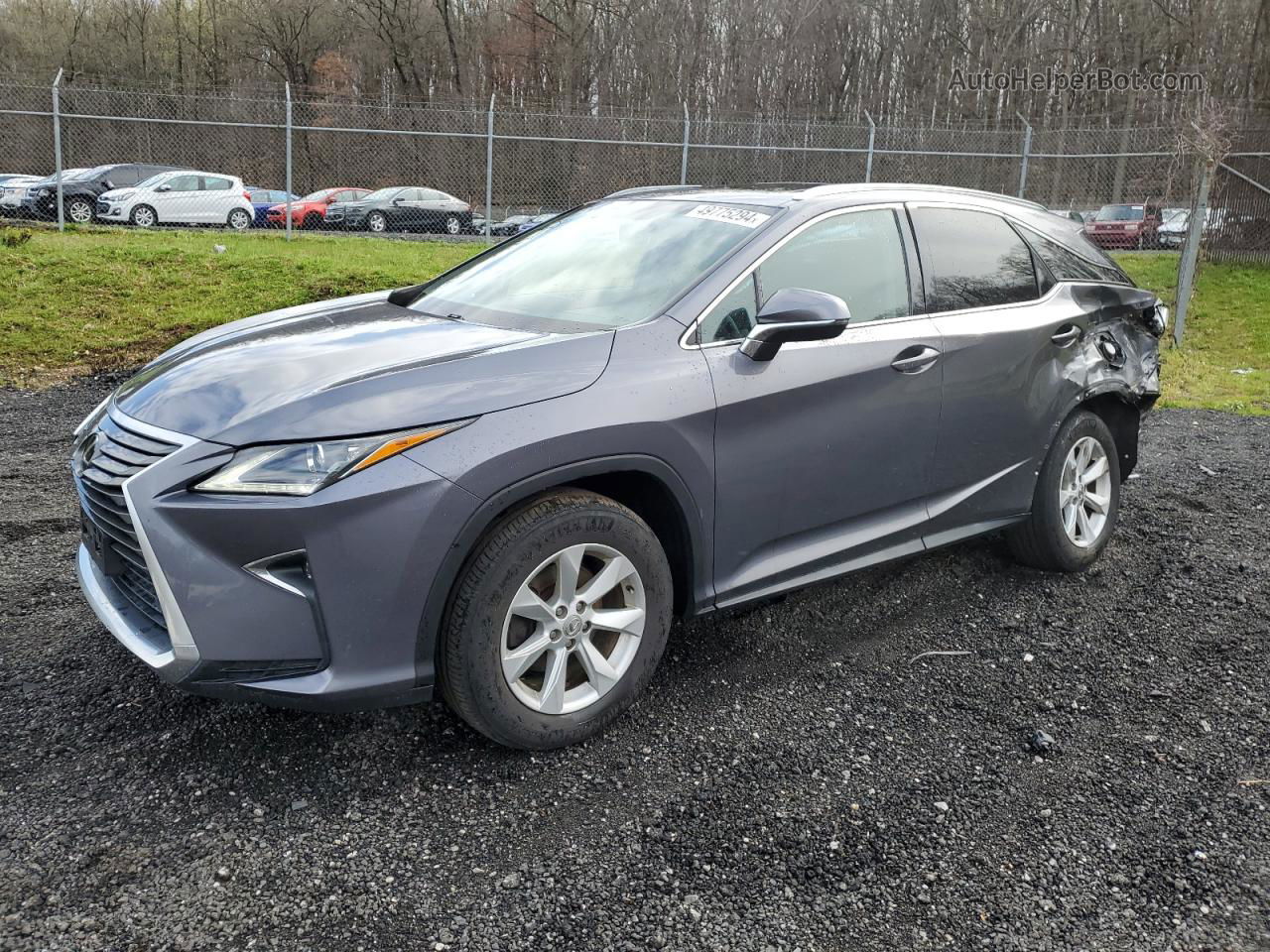 2016 Lexus Rx 350 Base Gray vin: 2T2BZMCA7GC003757