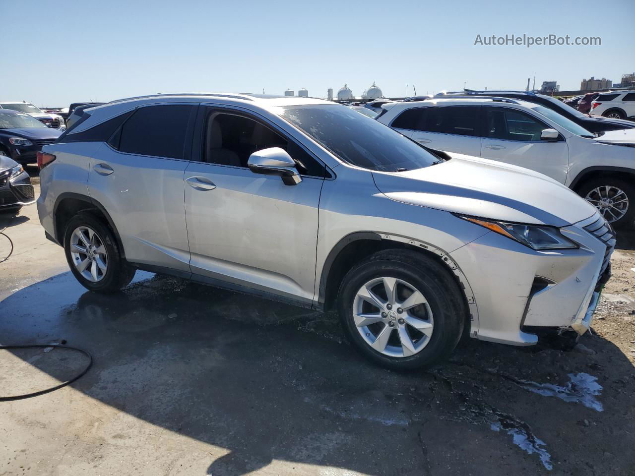 2016 Lexus Rx 350 Base Silver vin: 2T2BZMCA7GC003905