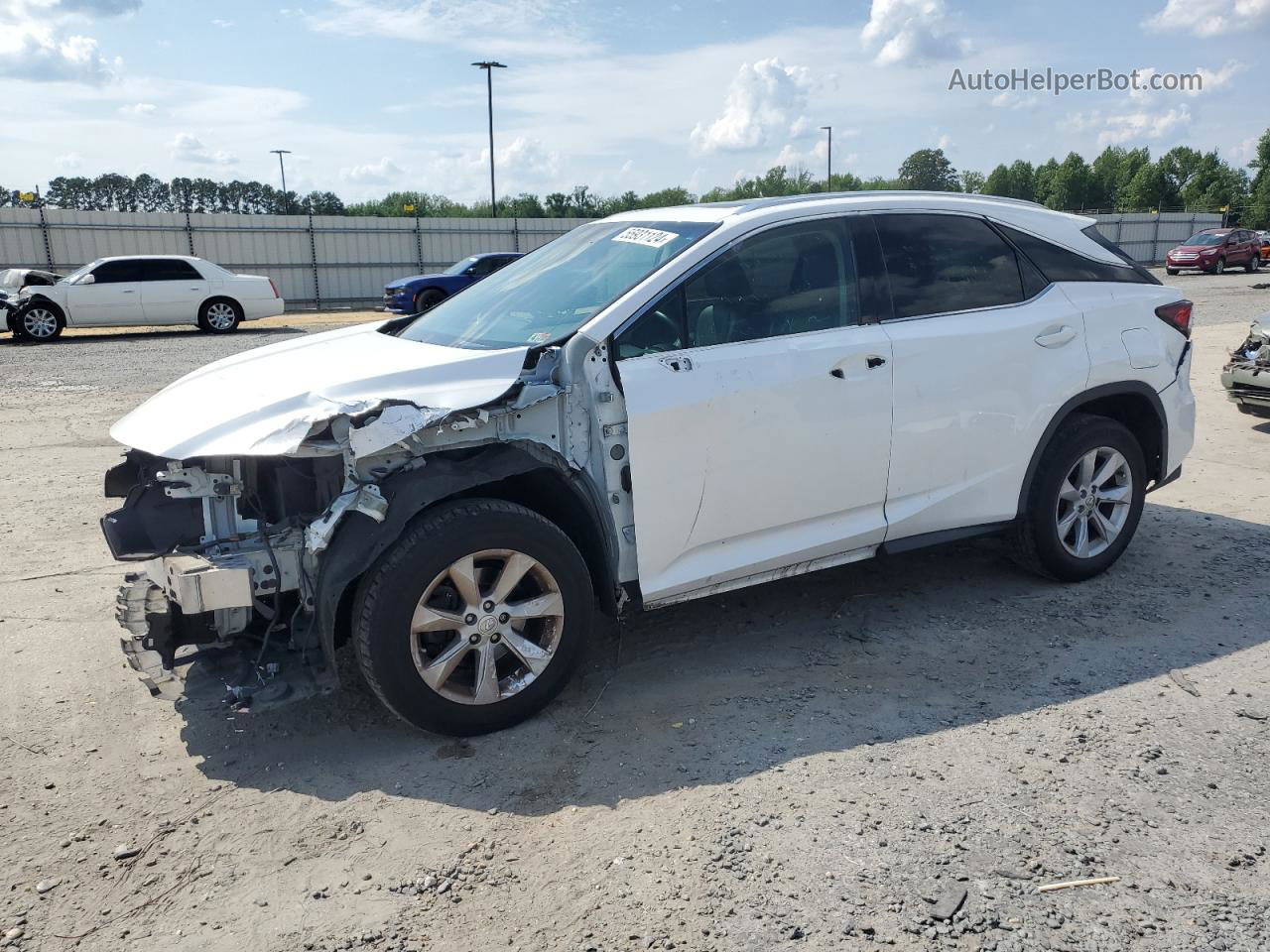 2016 Lexus Rx 350 Base White vin: 2T2BZMCA7GC024723