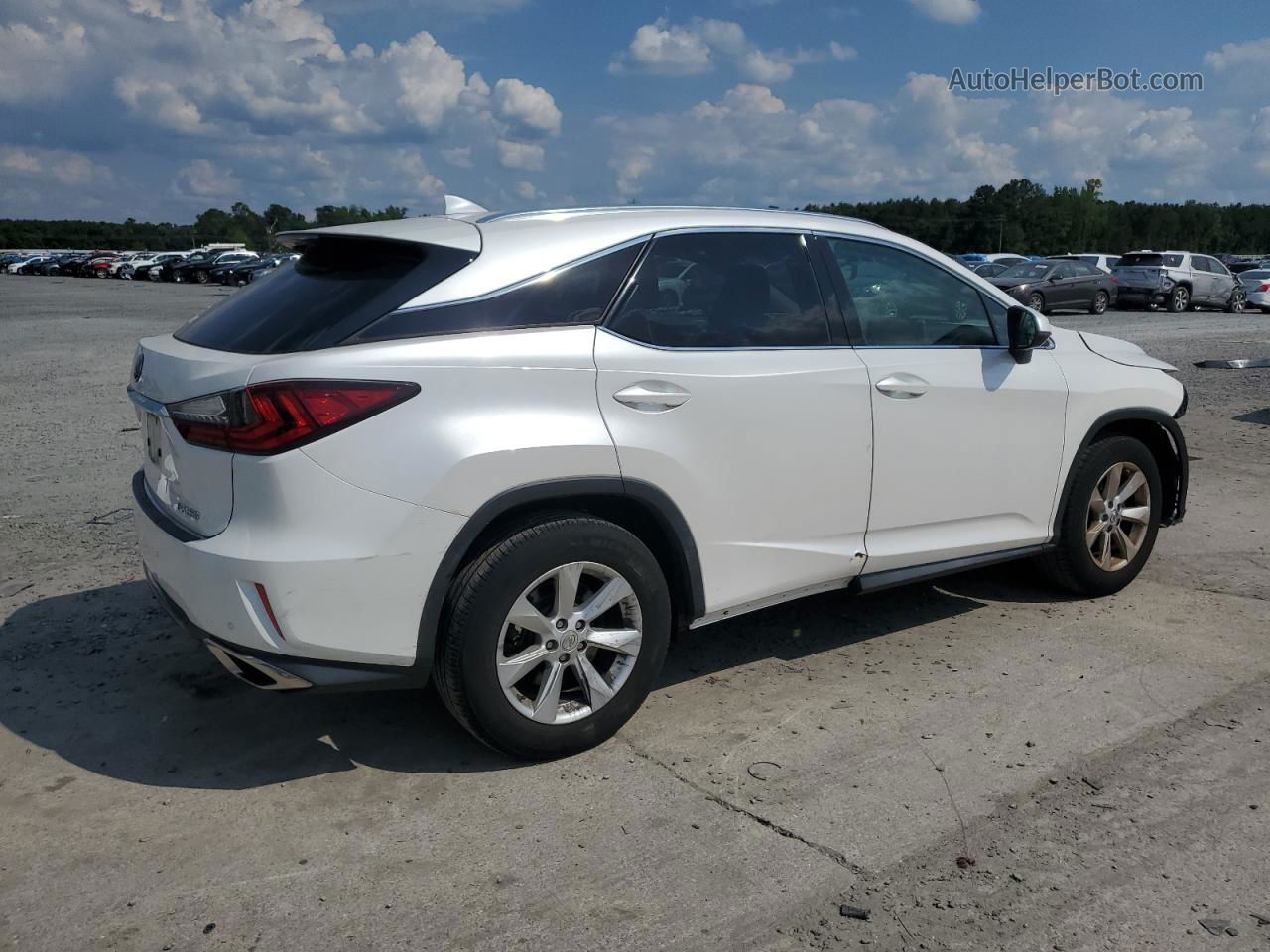 2016 Lexus Rx 350 Base Белый vin: 2T2BZMCA7GC024723