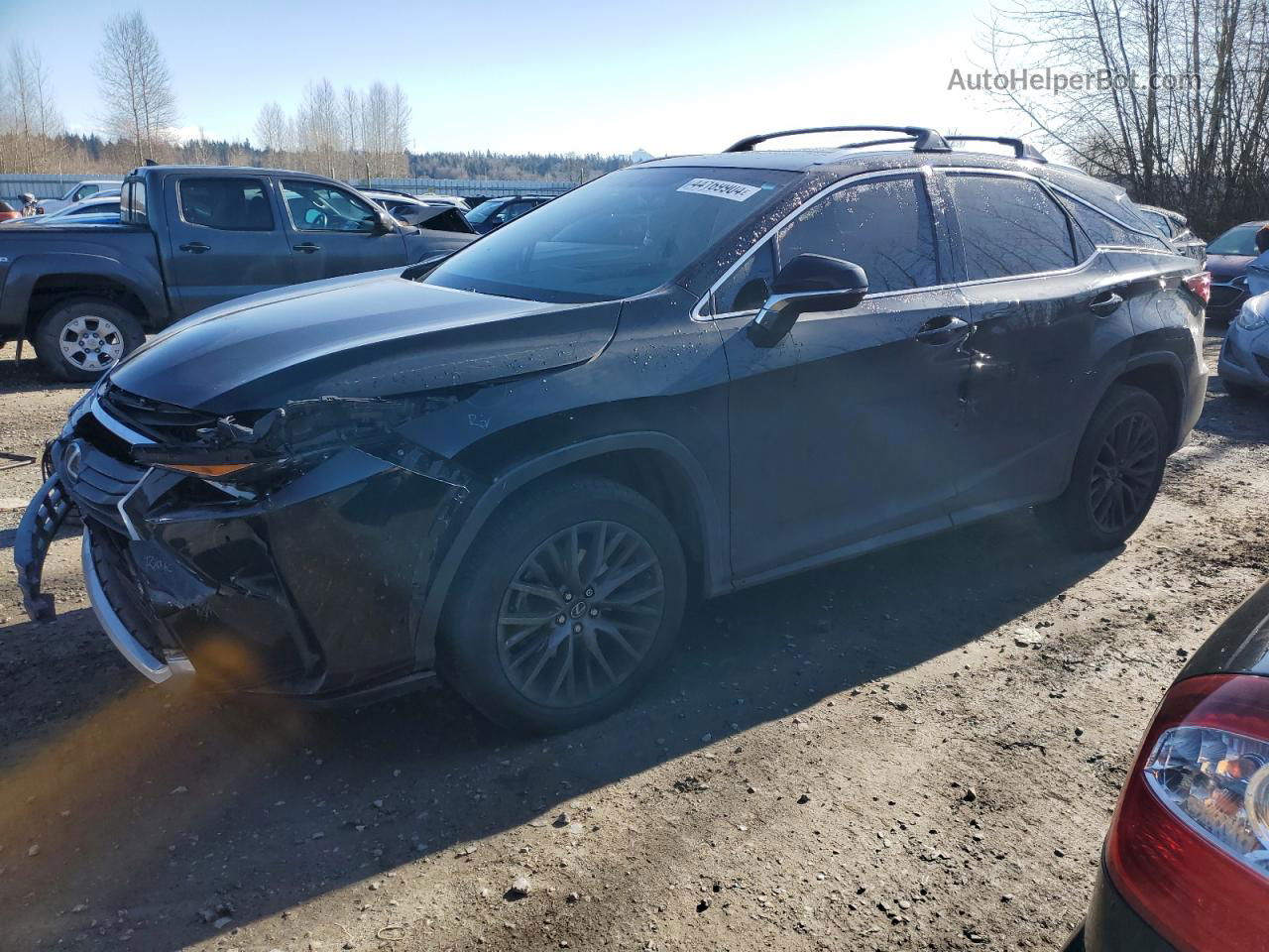 2016 Lexus Rx 350 Base Черный vin: 2T2BZMCA8GC016713