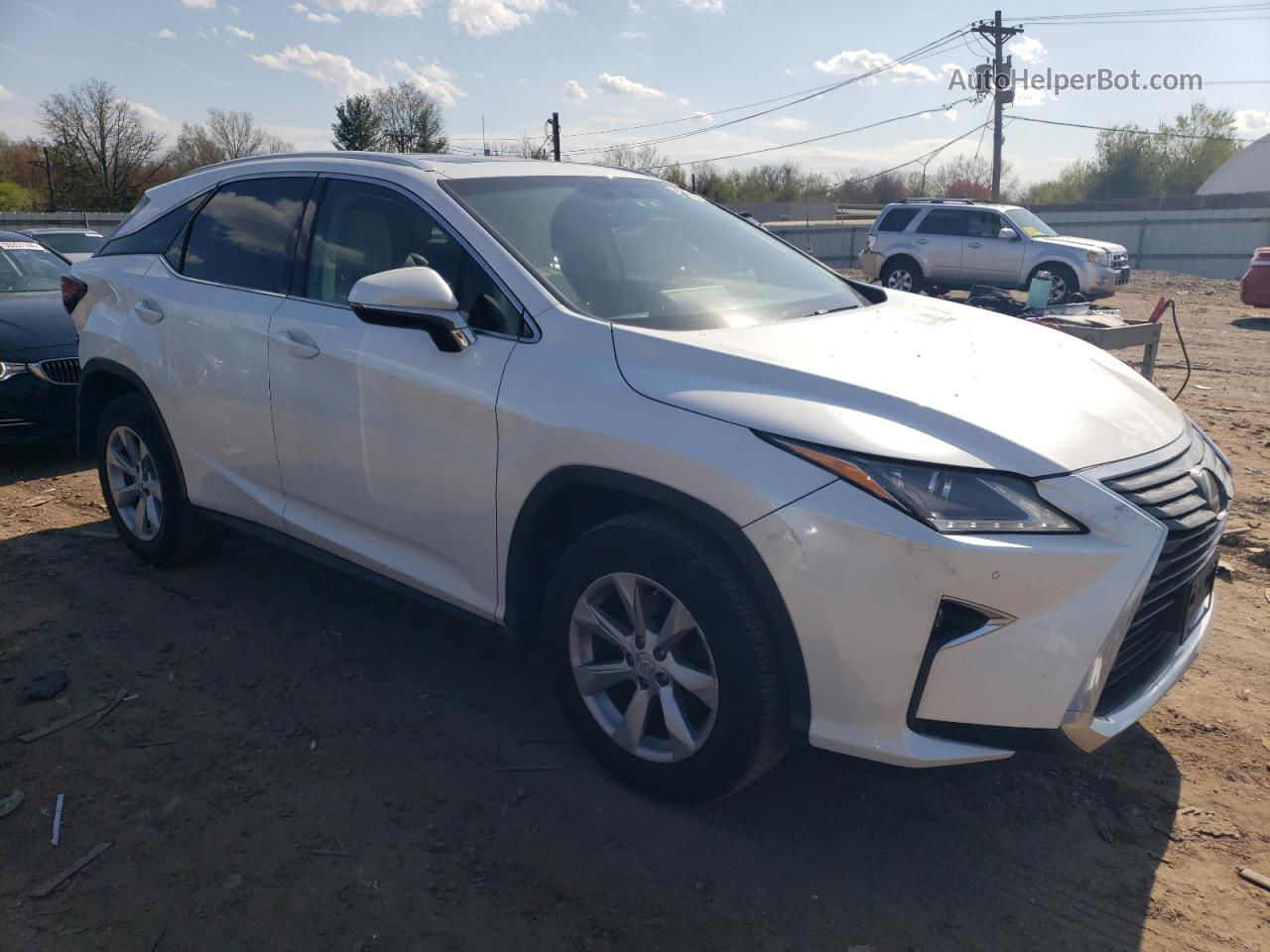 2016 Lexus Rx 350 Base Белый vin: 2T2BZMCA8GC023161