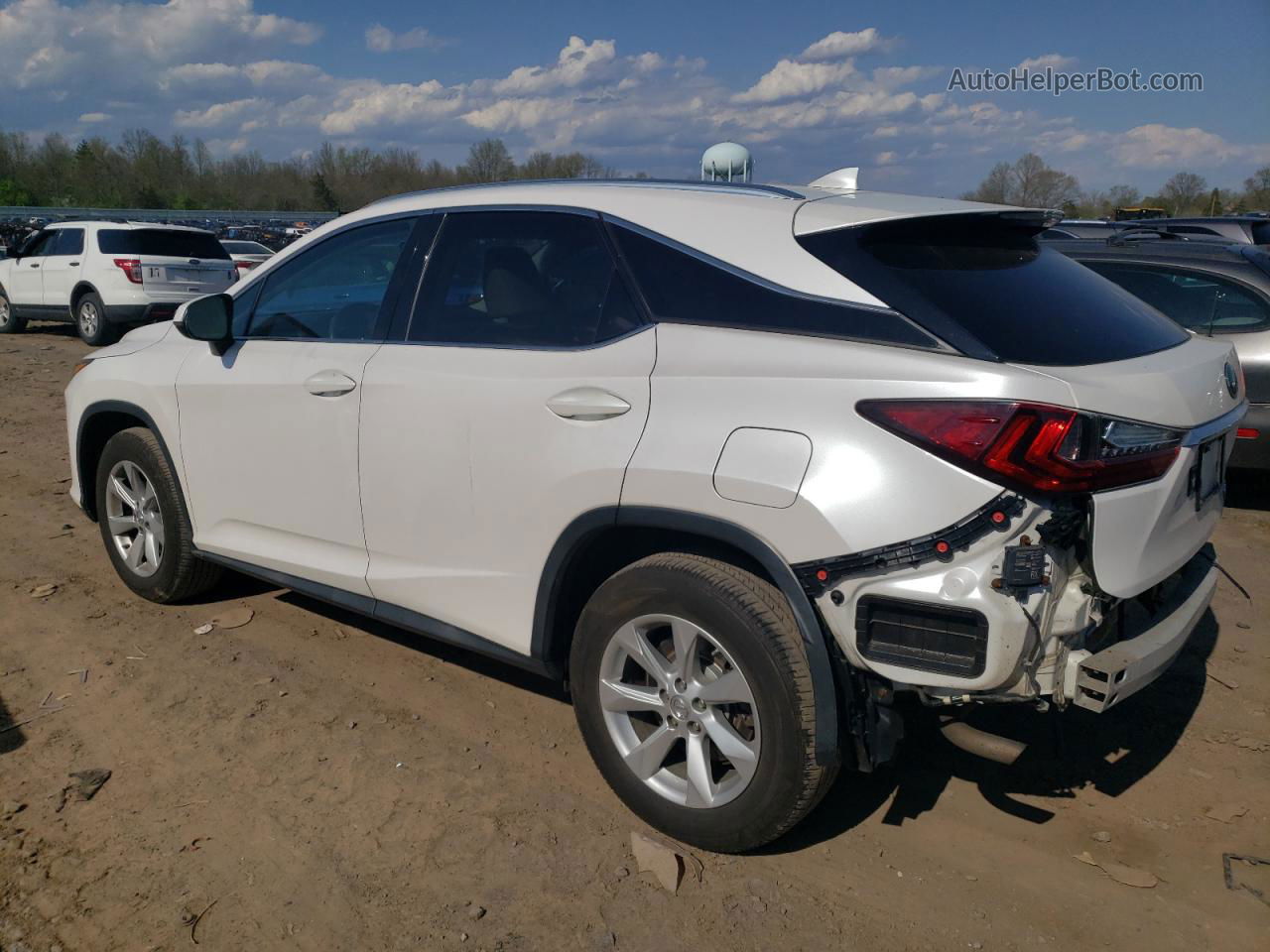 2016 Lexus Rx 350 Base Белый vin: 2T2BZMCA8GC023161