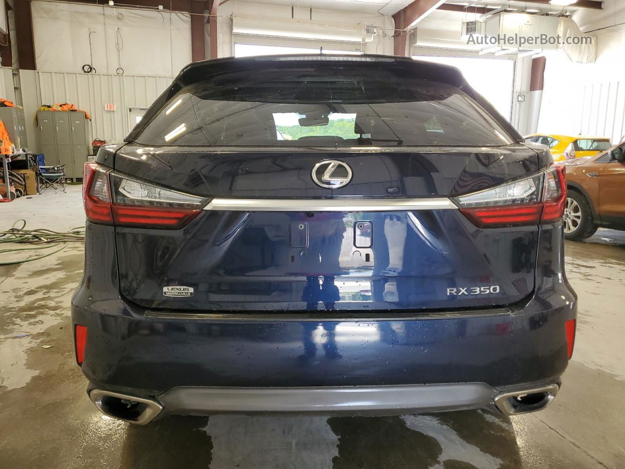 2016 Lexus Rx 350 Base Blue vin: 2T2BZMCA8GC026786