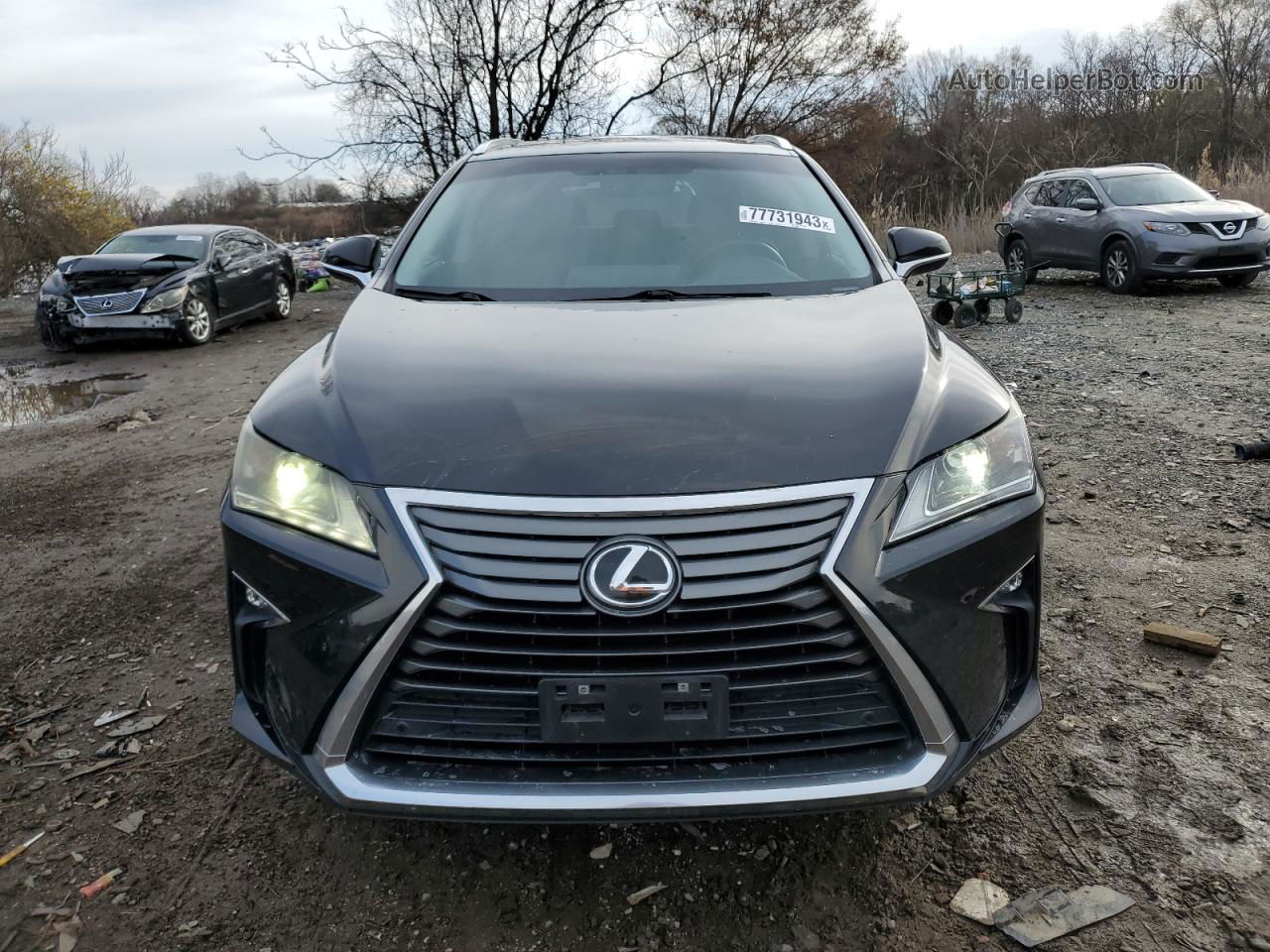 2016 Lexus Rx 350 Base Черный vin: 2T2BZMCA8GC049081