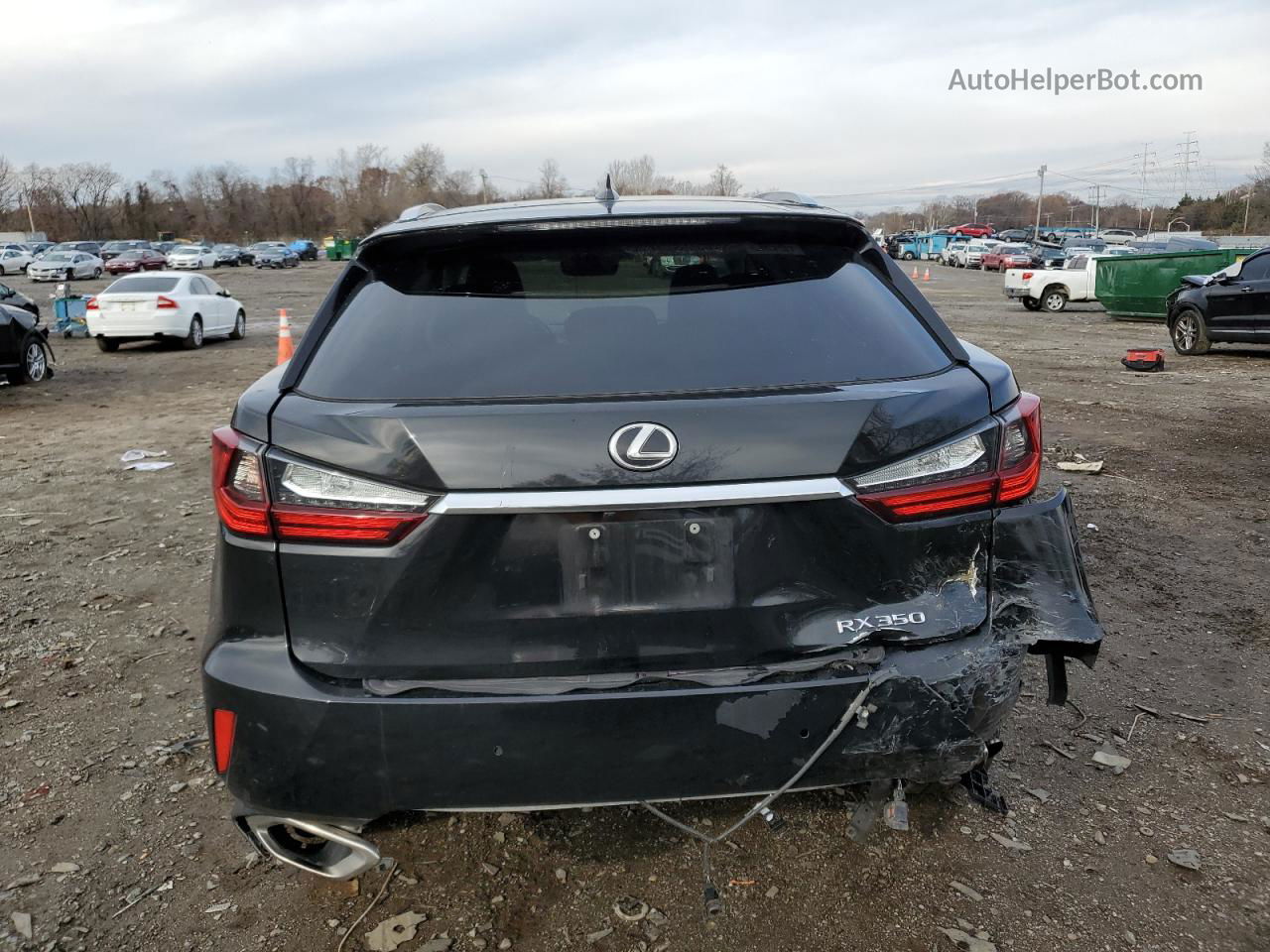 2016 Lexus Rx 350 Base Черный vin: 2T2BZMCA8GC049081