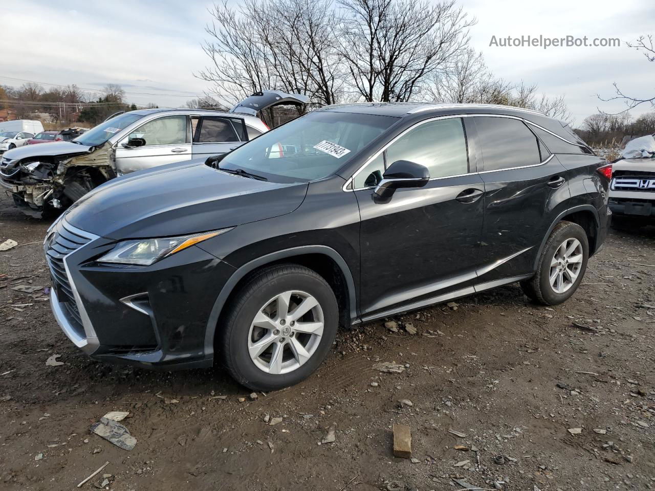 2016 Lexus Rx 350 Base Черный vin: 2T2BZMCA8GC049081