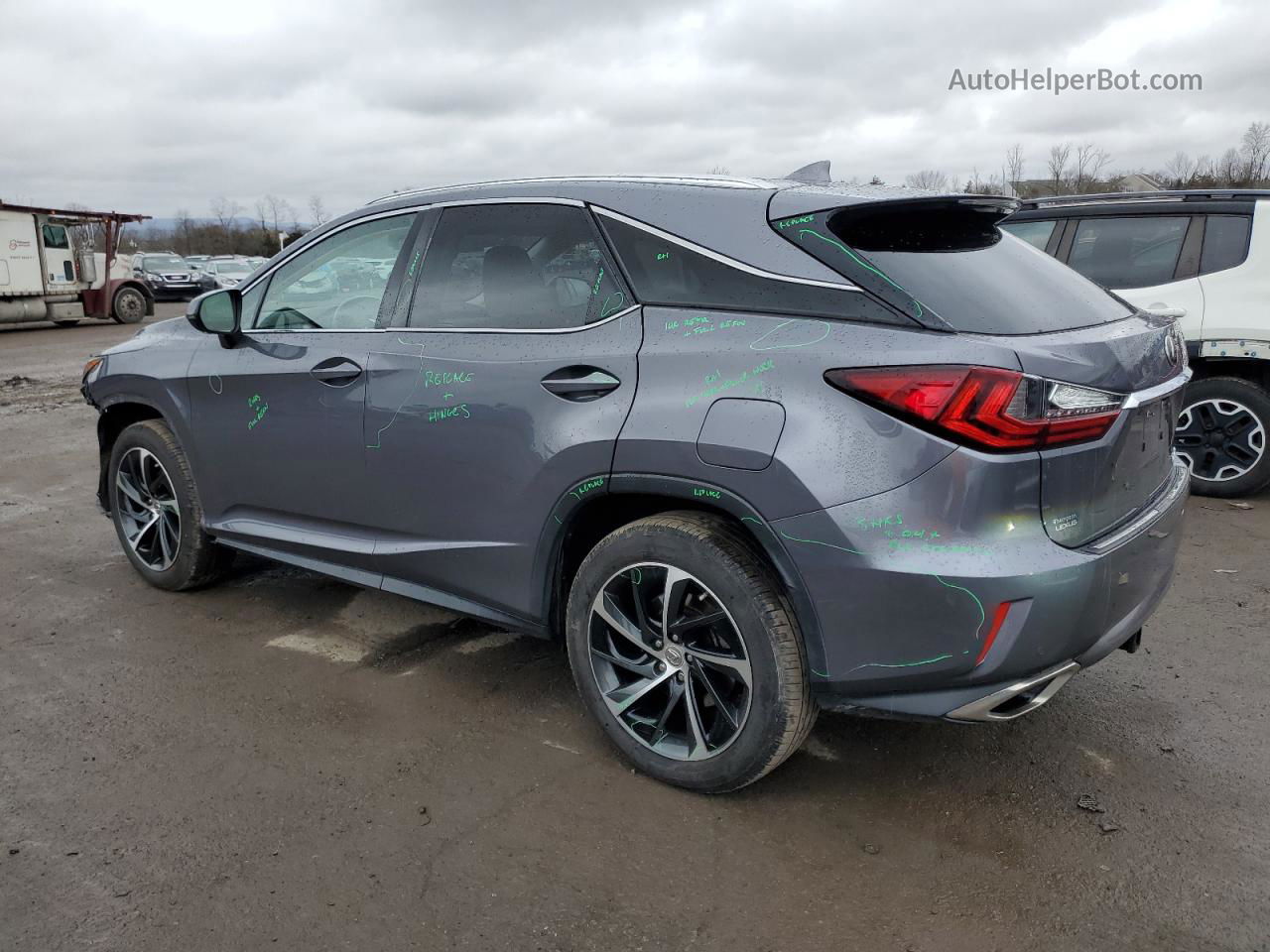 2016 Lexus Rx 350 Base Серый vin: 2T2BZMCA9GC008054